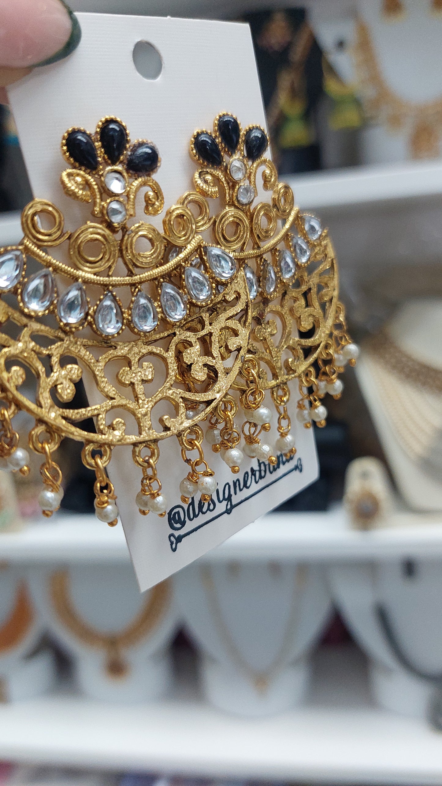 GOLD FASHION EARRINGS E0124