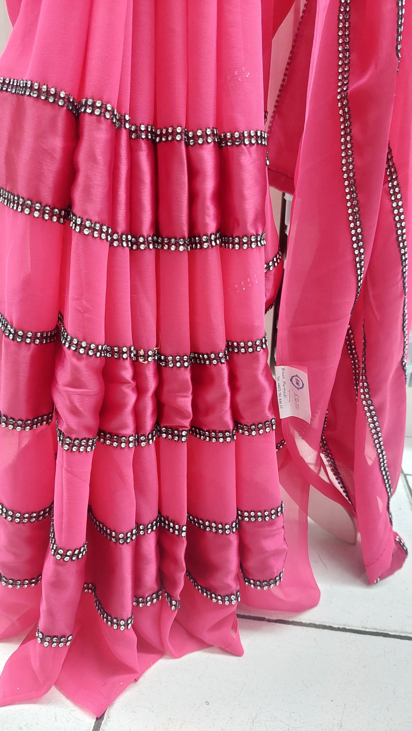PINK DESIGNER SAREE