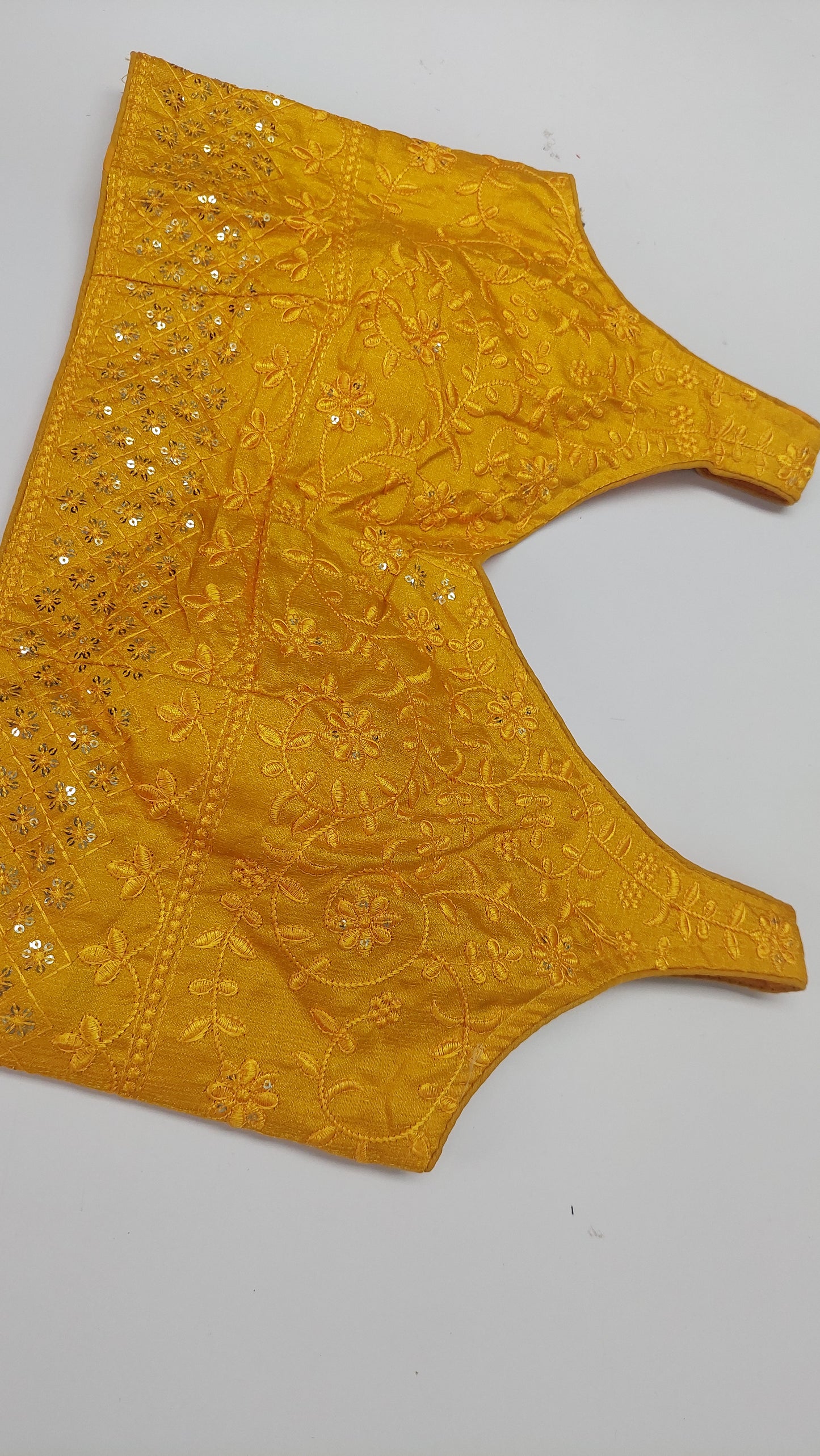 YELLOW DESIGNER BLOUSE
