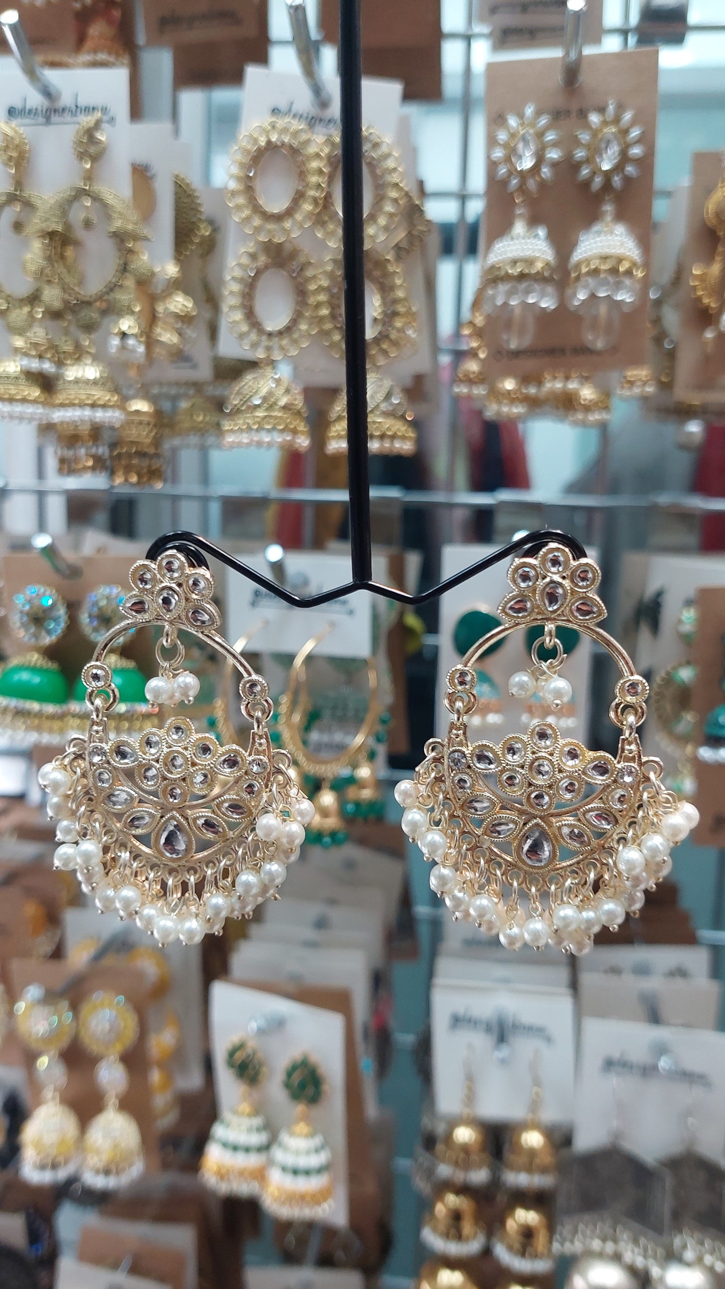 GOLD FASHION EARRINGS E0125