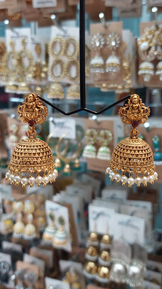 ANTIQUE GOLD JUMKHAS E0279