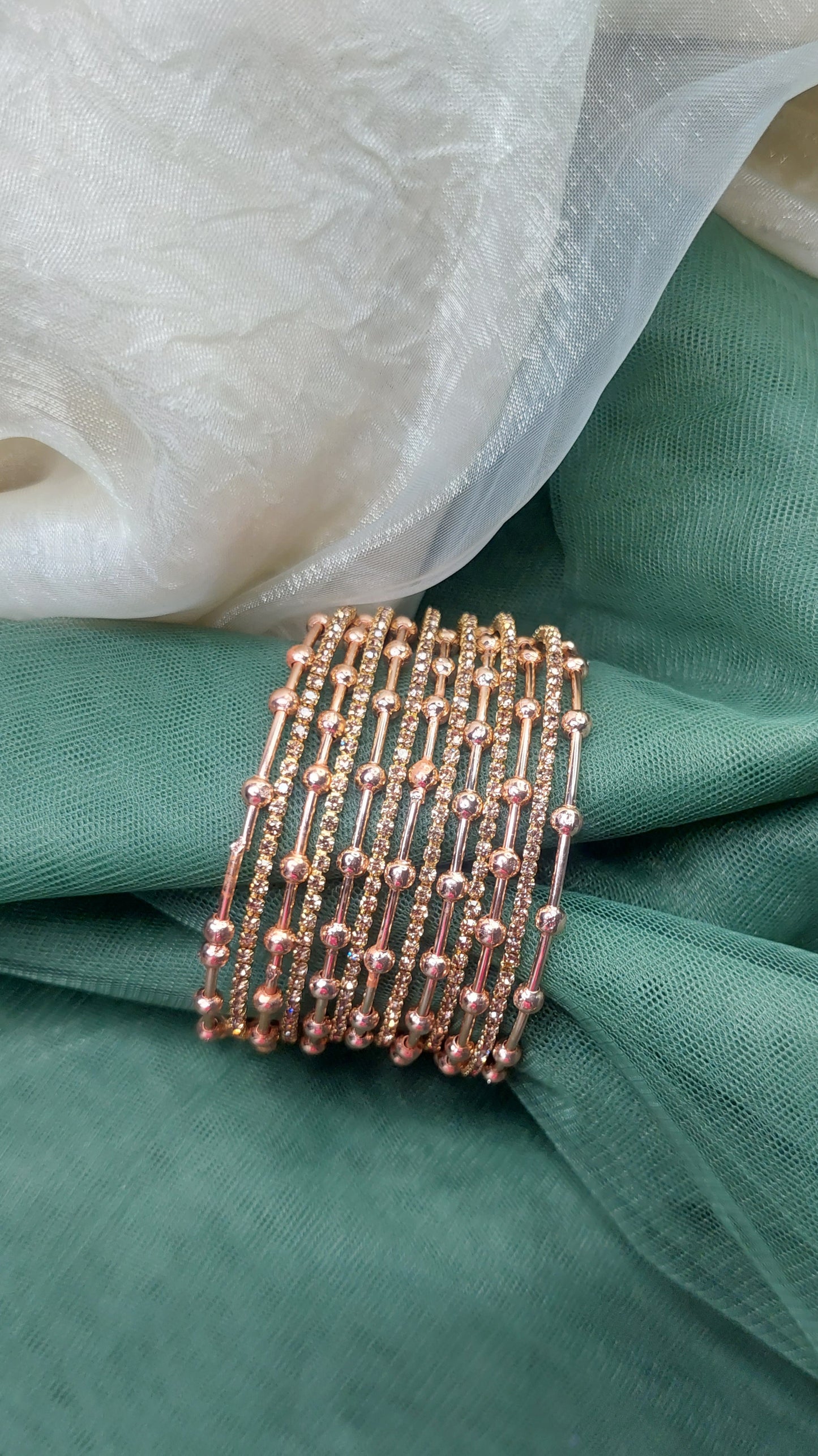 COPPER & GOLD BANGLE SET