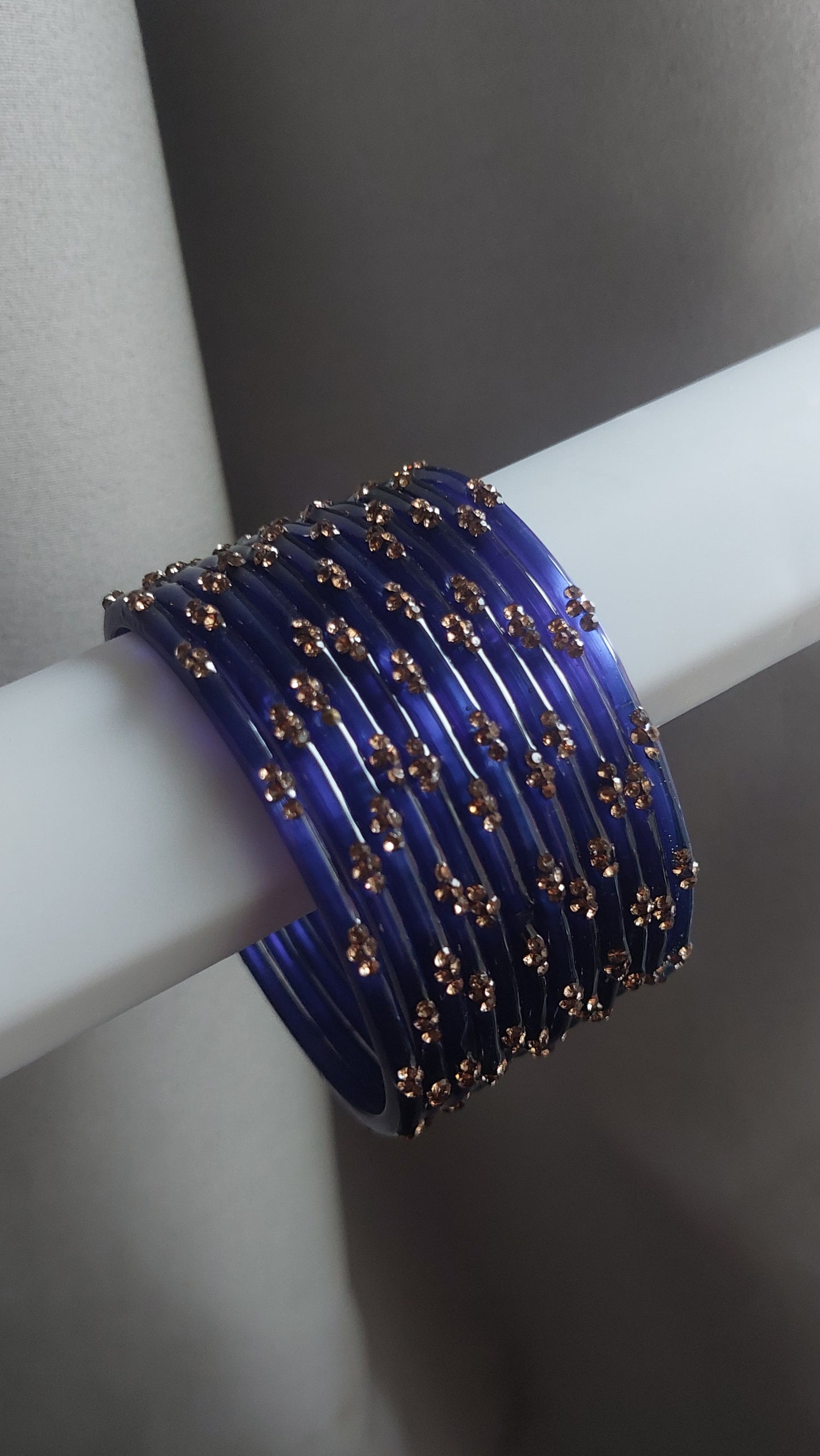 RAIN DROP BANGLES (BLUE)