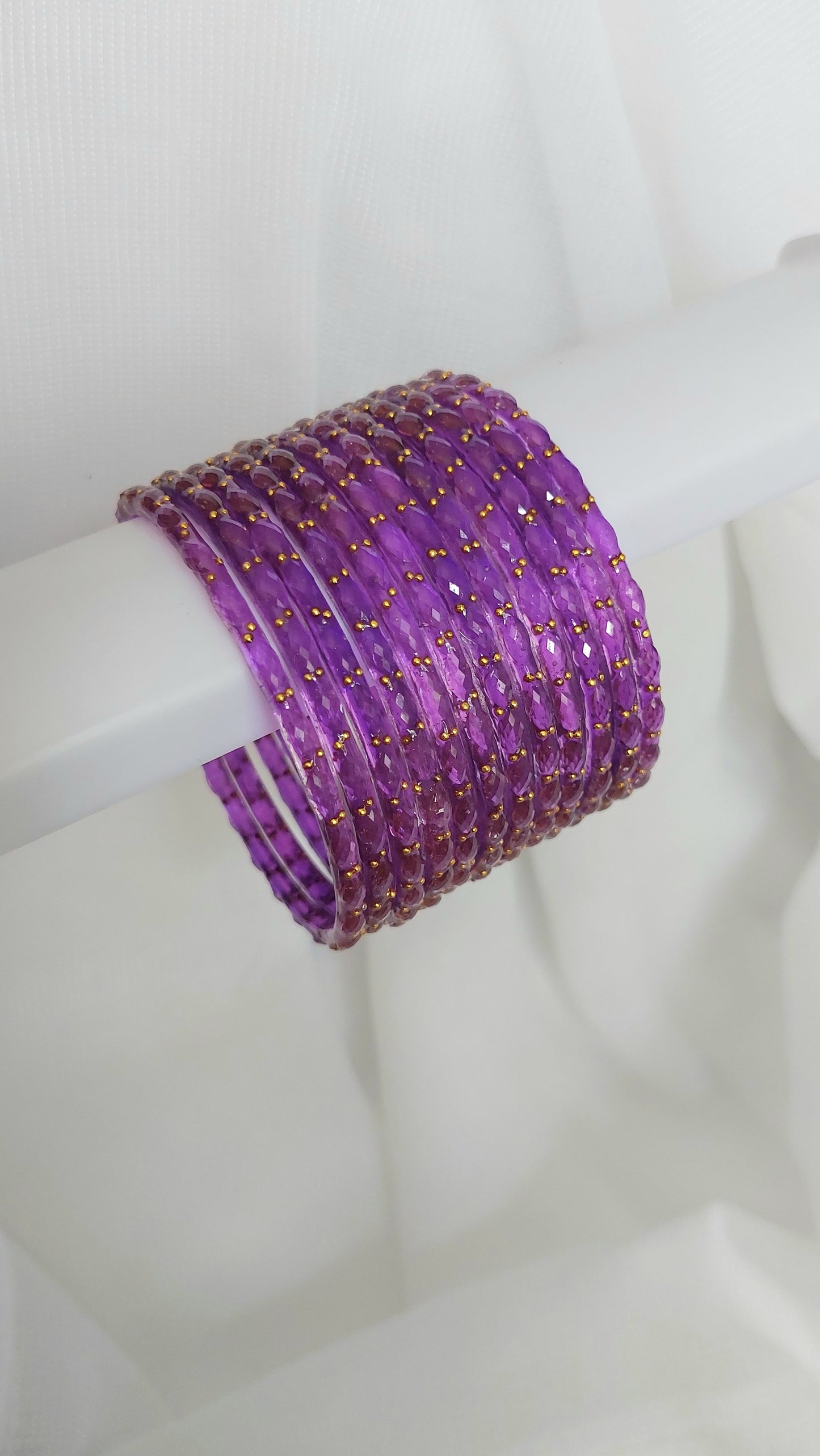 GLASS BANGLES (PURPLE)