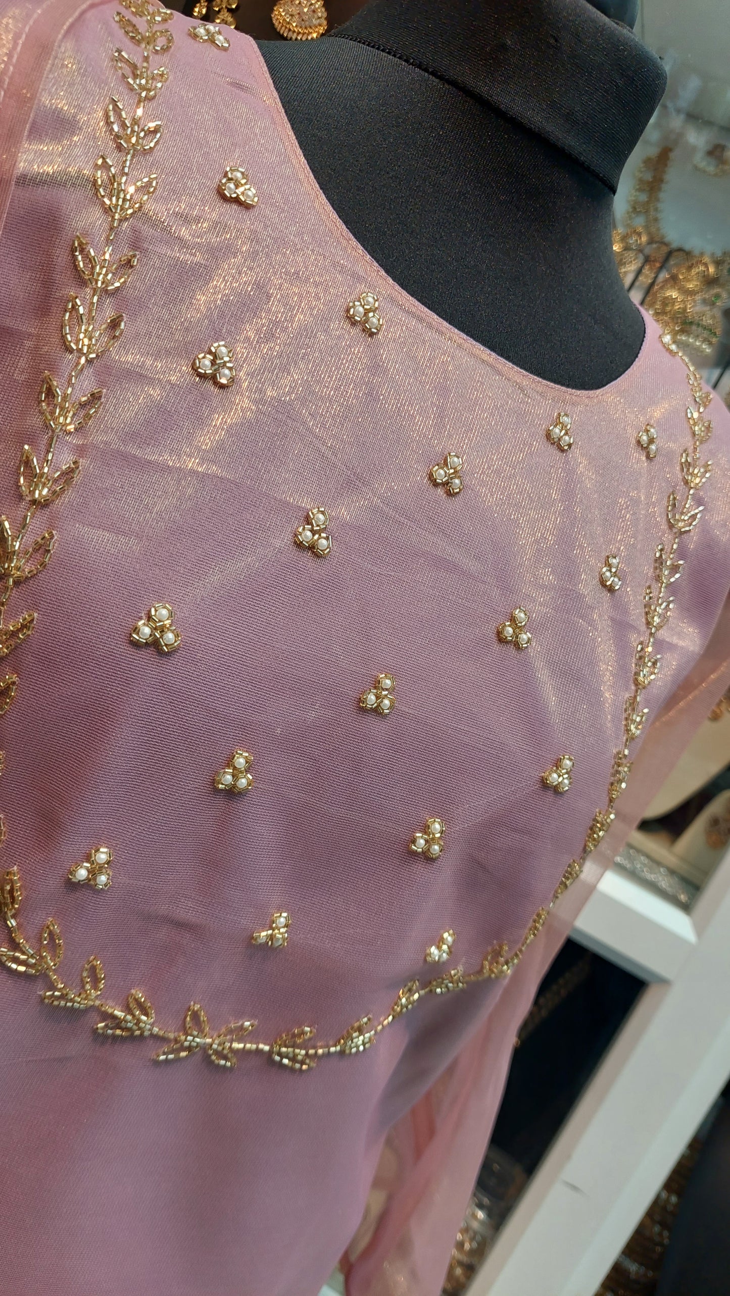 NET TISSUE KURTHI & DUPPATA 002