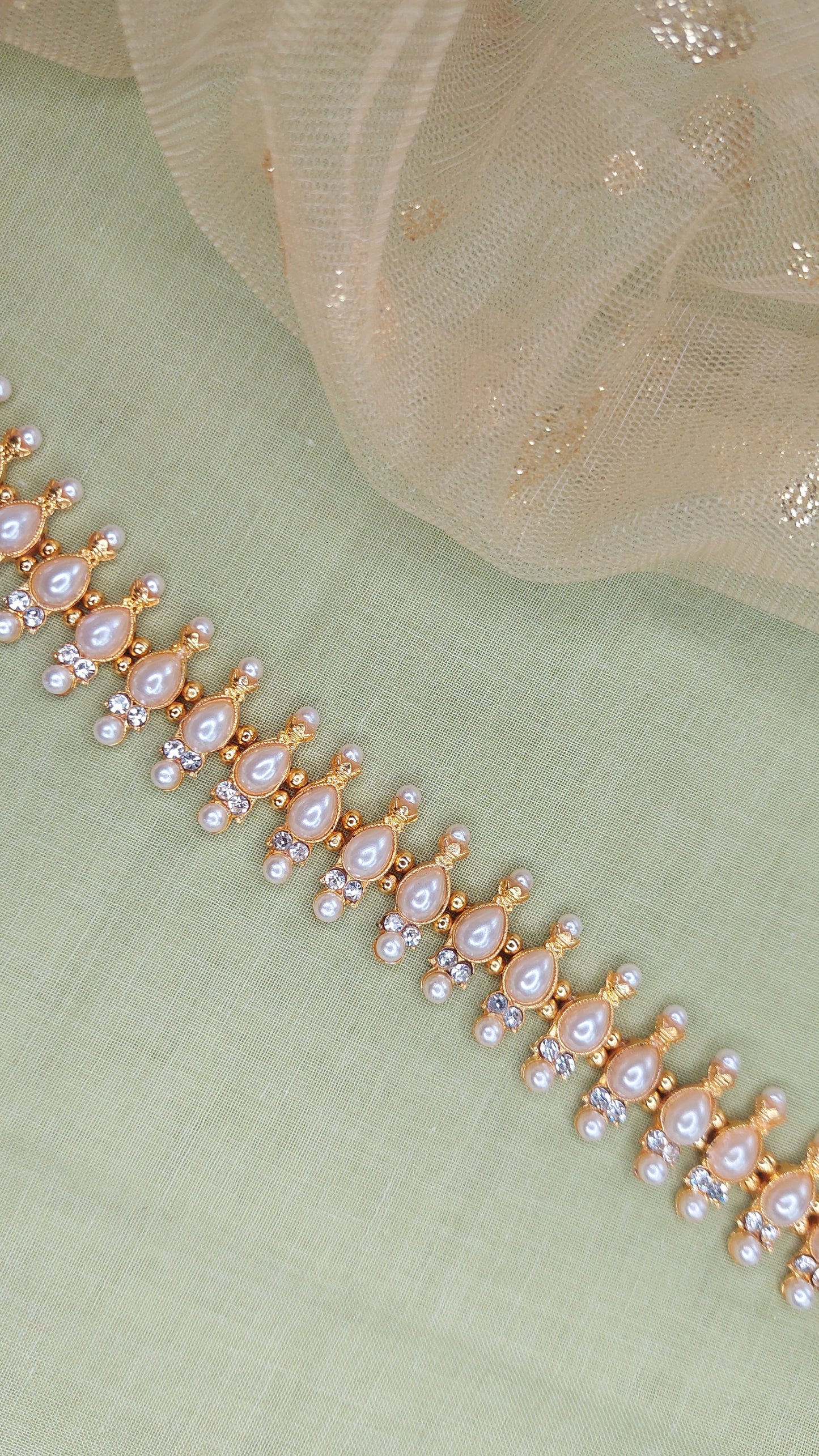 TEARDROP PEARL HIP CHAIN 002