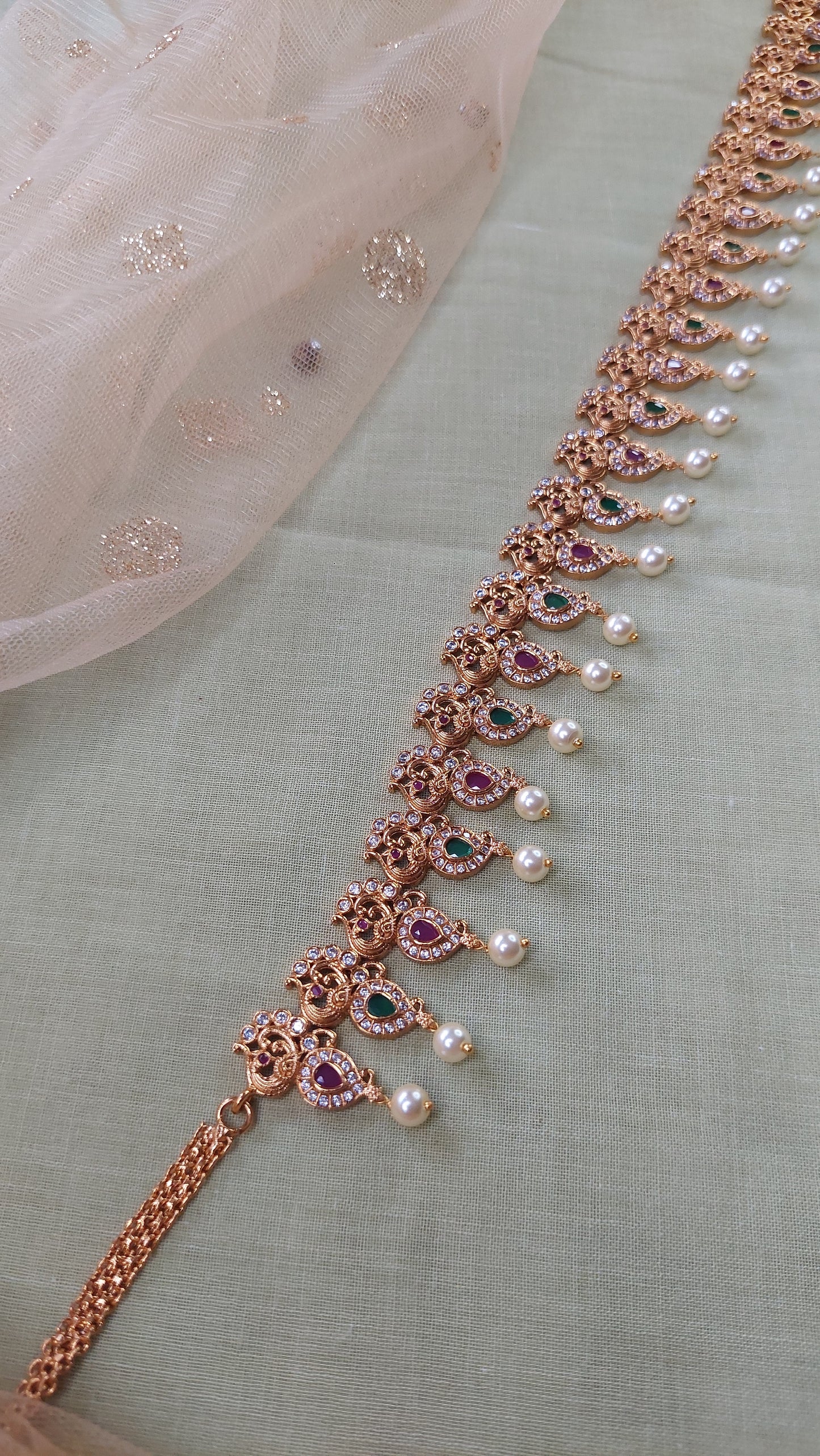 ANTIQUE GOLD WAIST CHAIN 049