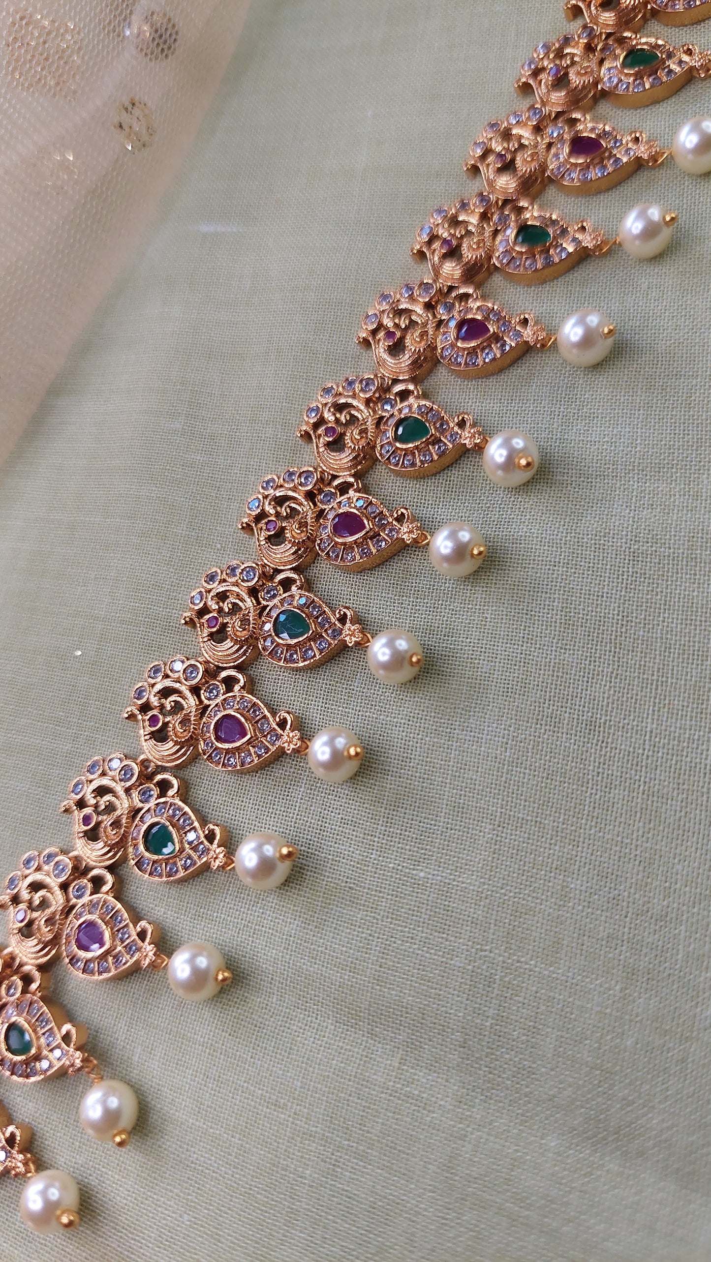ANTIQUE GOLD WAIST CHAIN 049