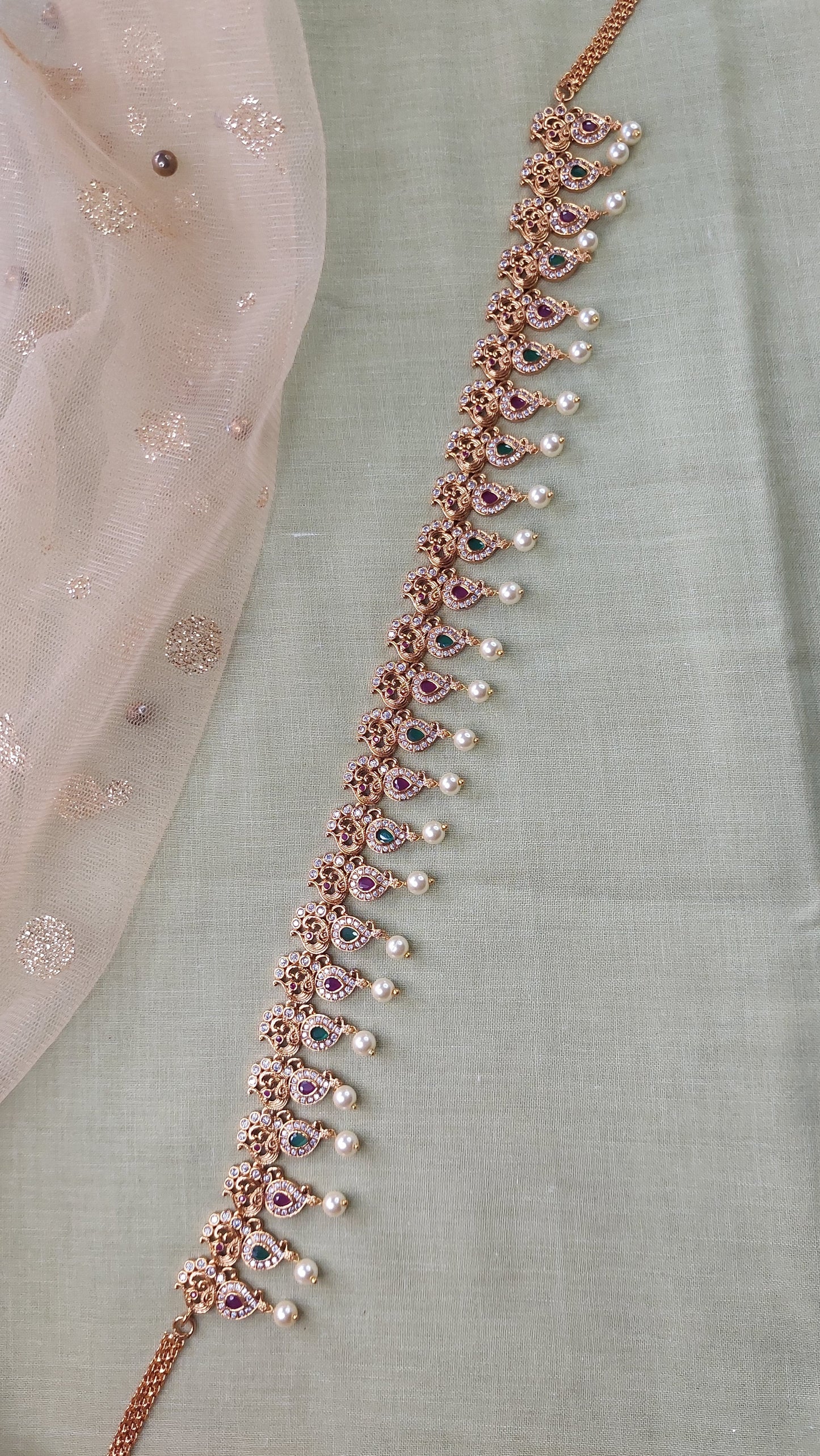 ANTIQUE GOLD WAIST CHAIN 049