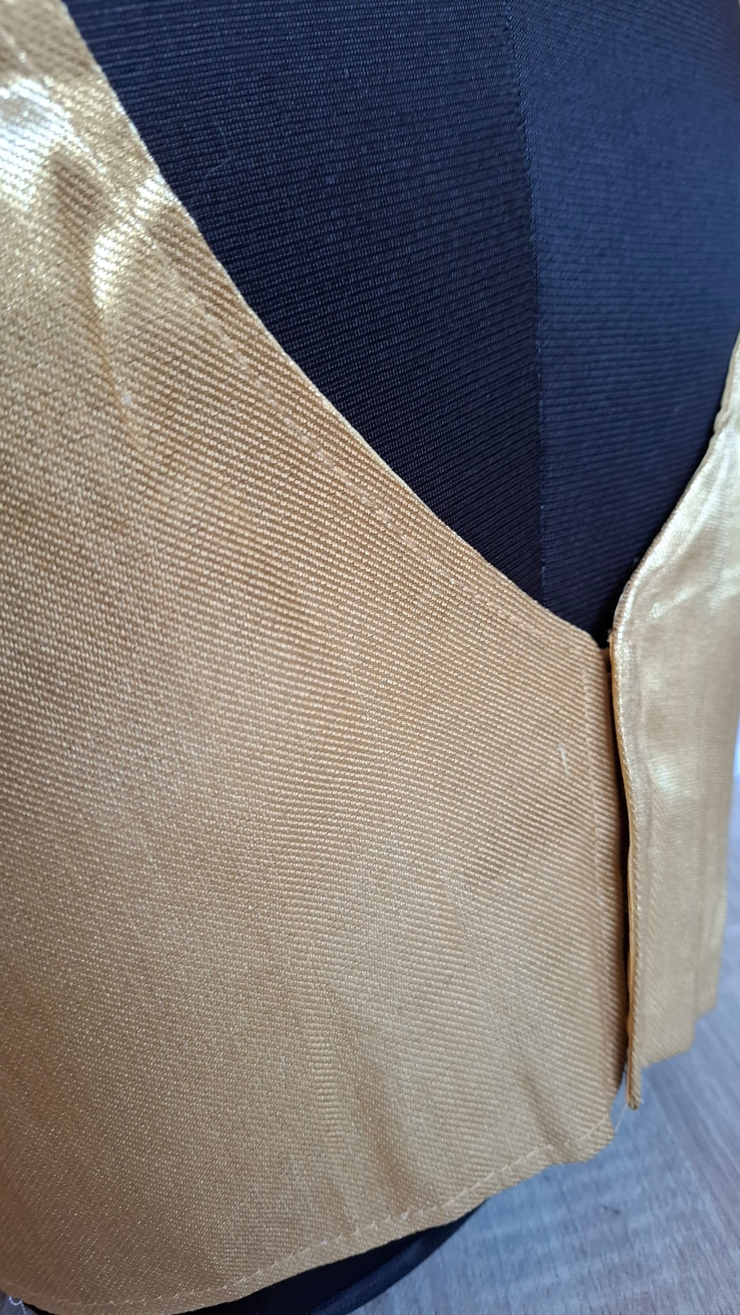 CHAMPAGNE GOLD BLOUSE
