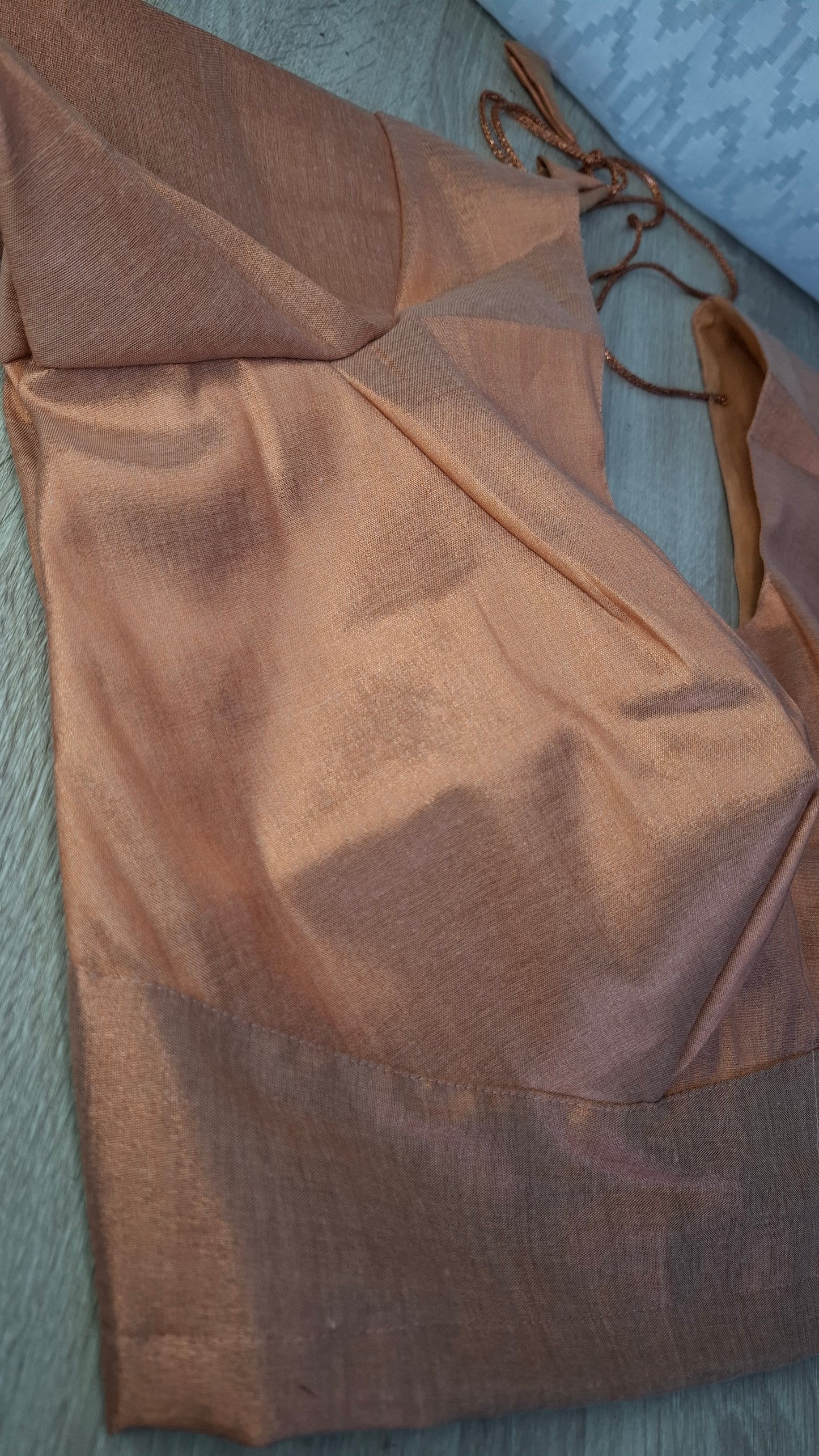 ROSE GOLD PLAIN BLOUSE