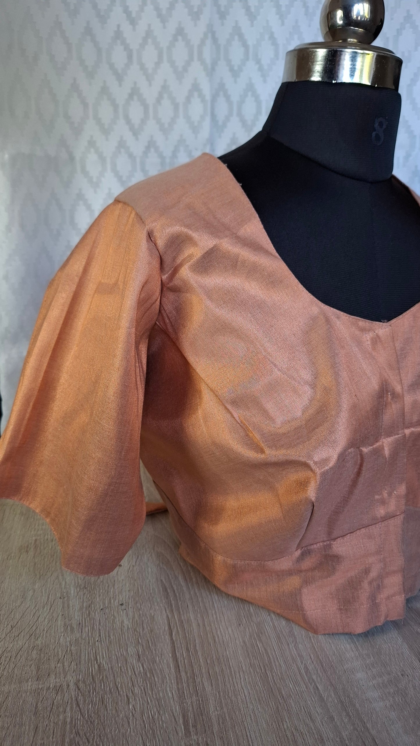 ROSE GOLD PLAIN BLOUSE