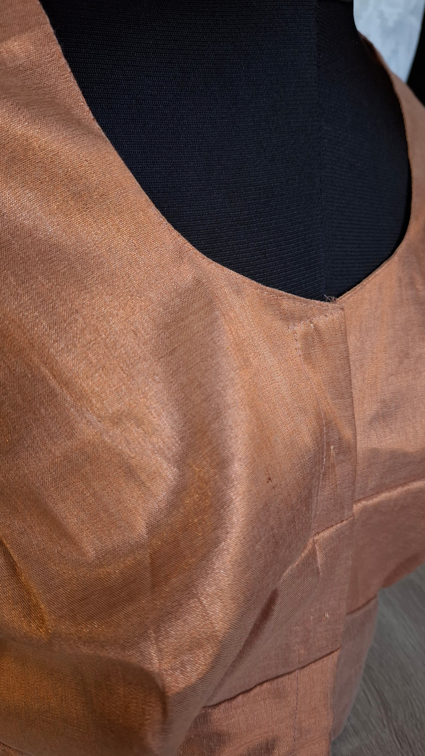 ROSE GOLD PLAIN BLOUSE