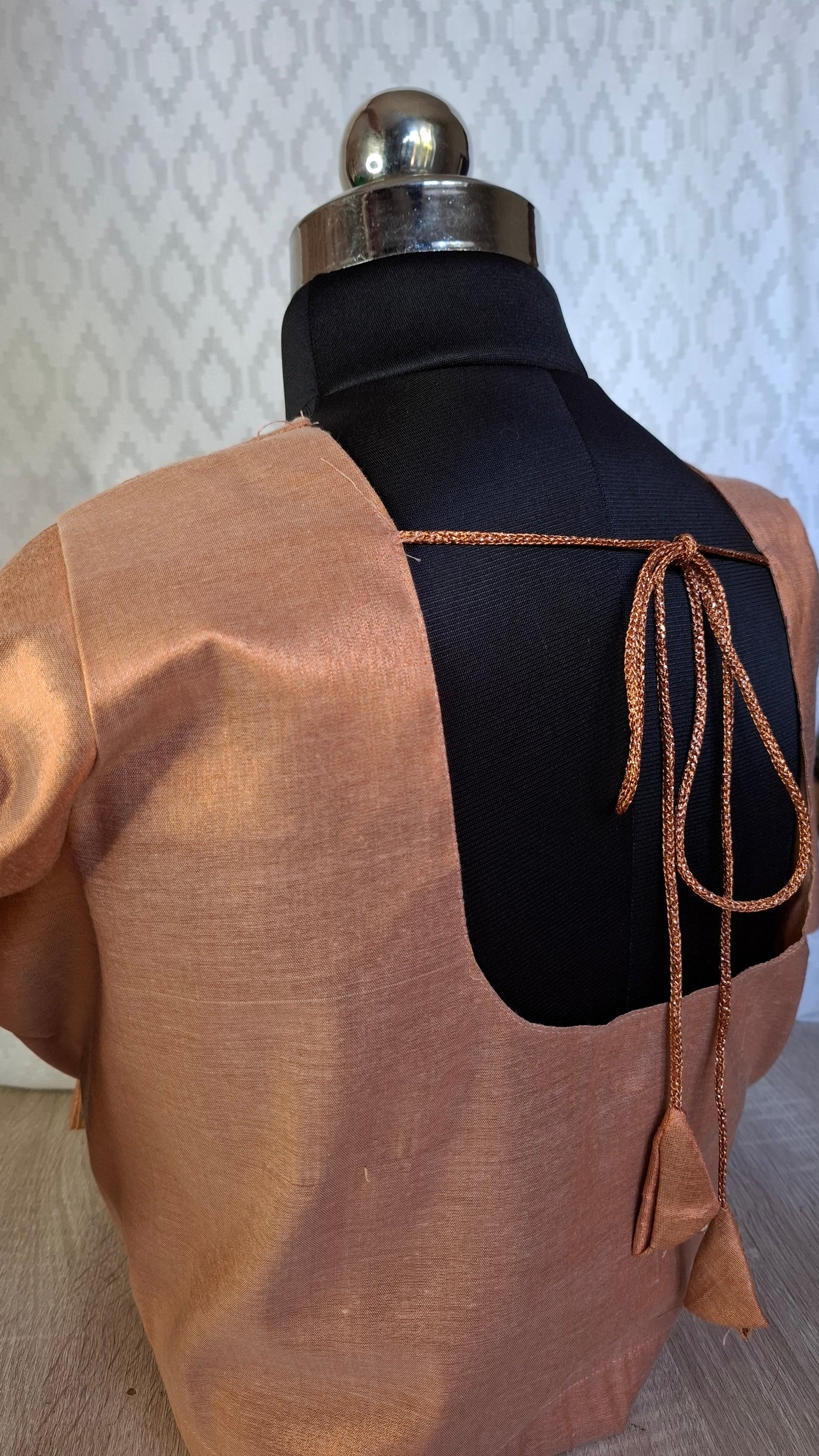 ROSE GOLD PLAIN BLOUSE