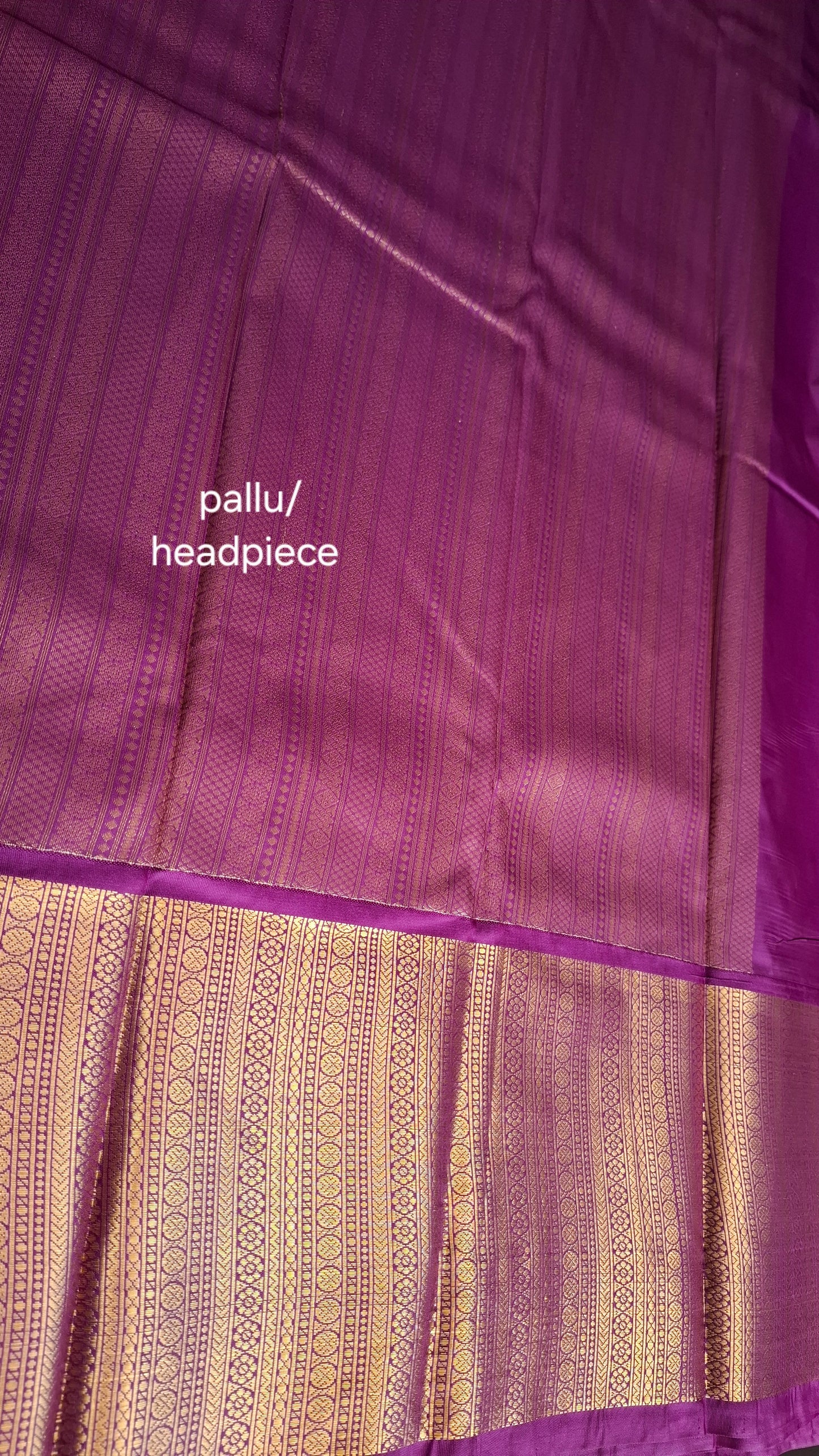 KANJI PATTU (PEACH & PURPLE)