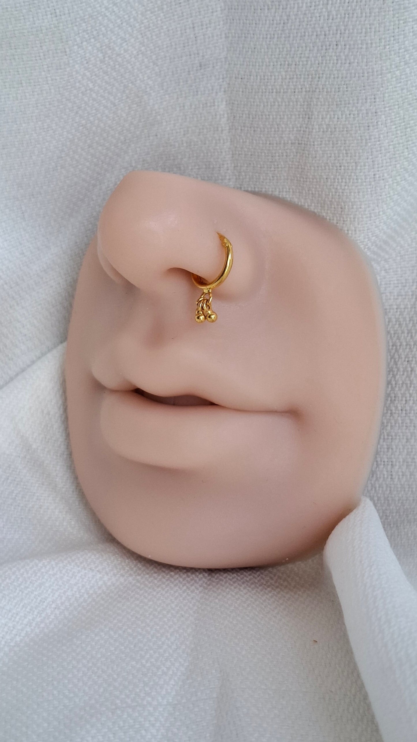 22ct Gold| Nose Ring | 056