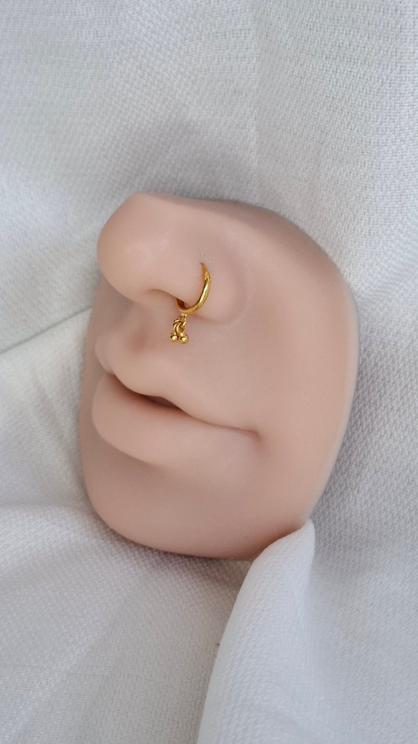 22ct Gold| Nose Ring | 056