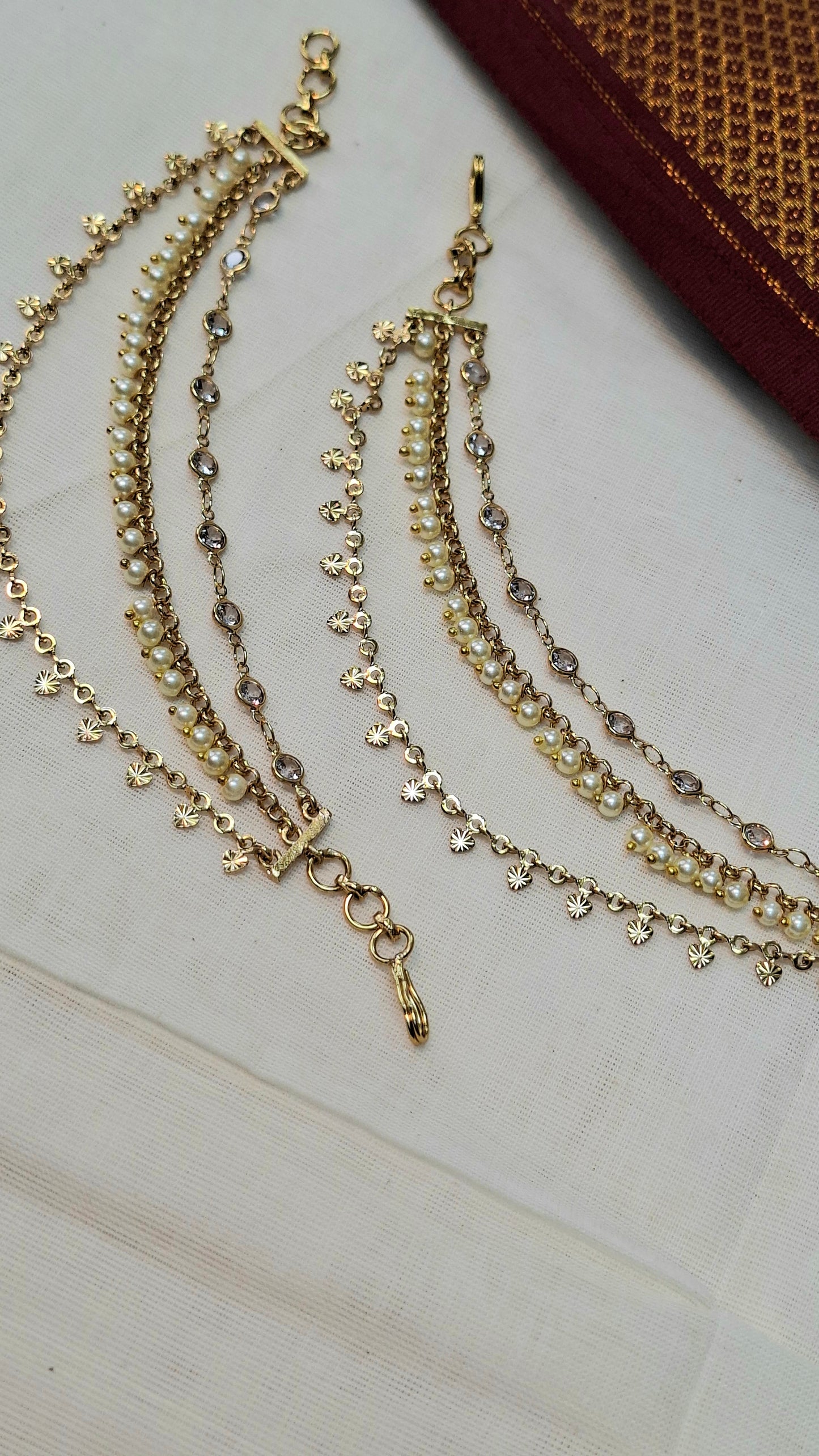 GOLD EAR CHAINS 010