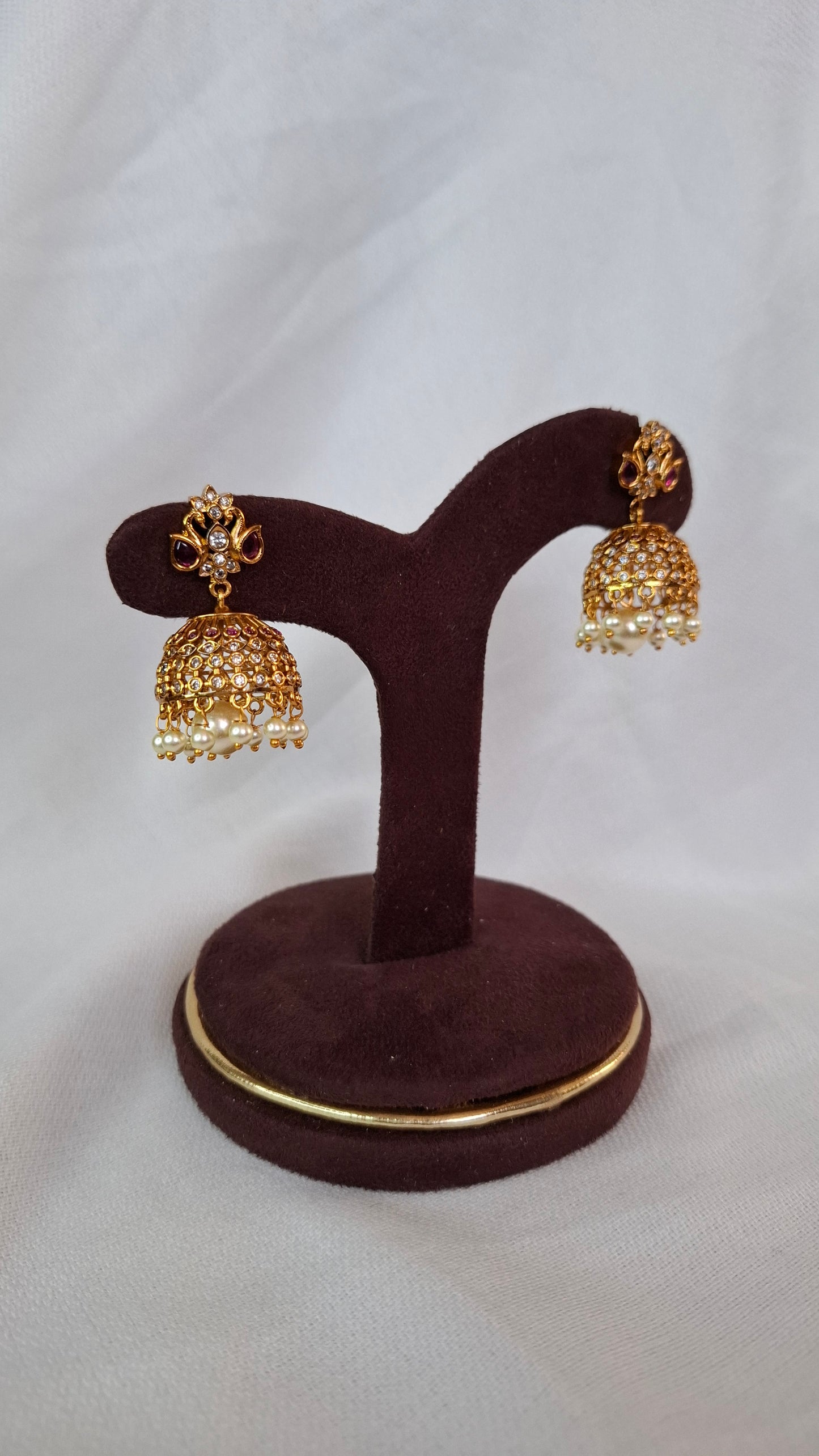 ANTIQUE GOLD JUMKHAS E0317