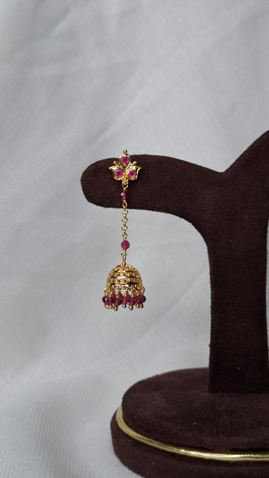 ANTIQUE GOLD JUMKHAS E0334