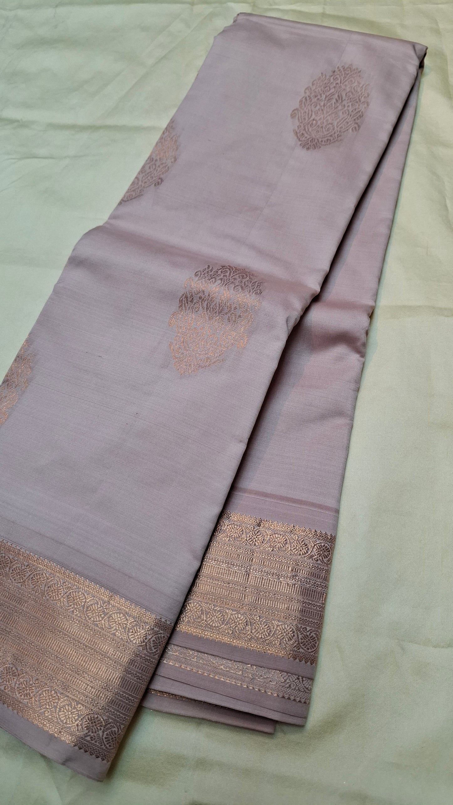 MAUVE ROSE KANJIVARAM