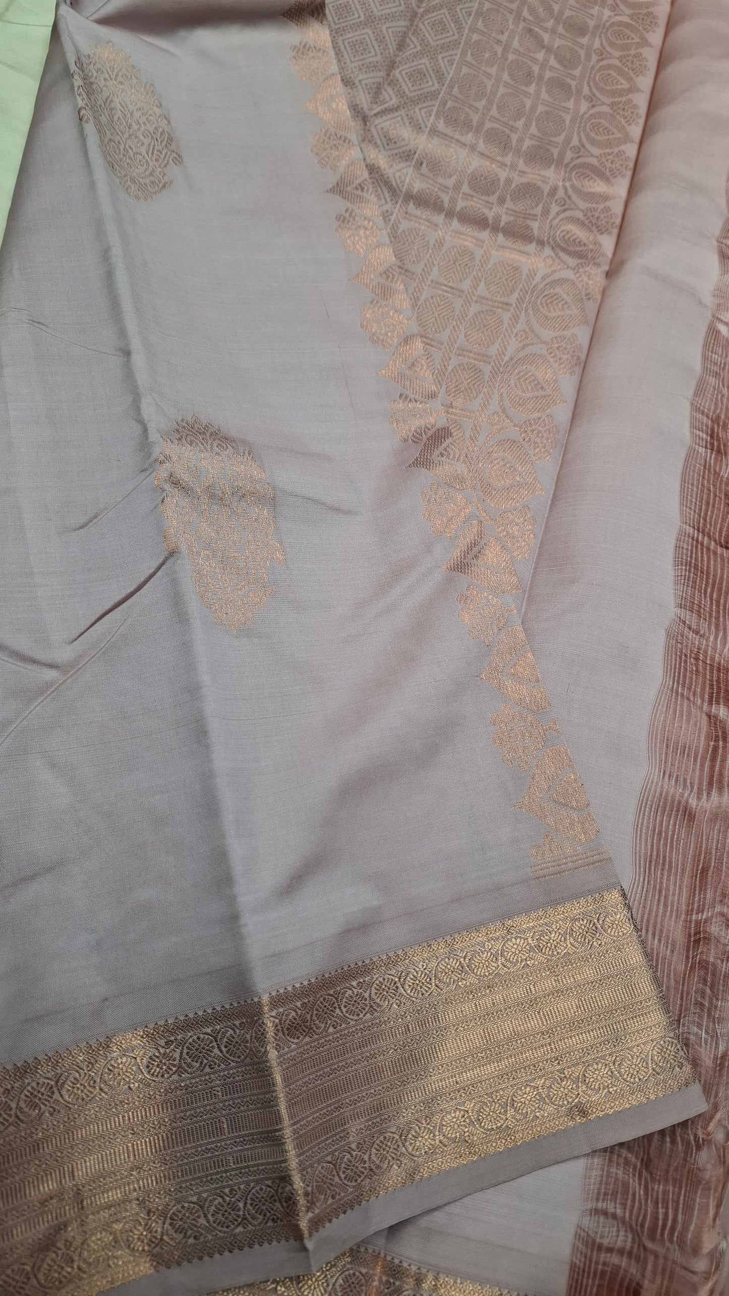 MAUVE ROSE KANJIVARAM