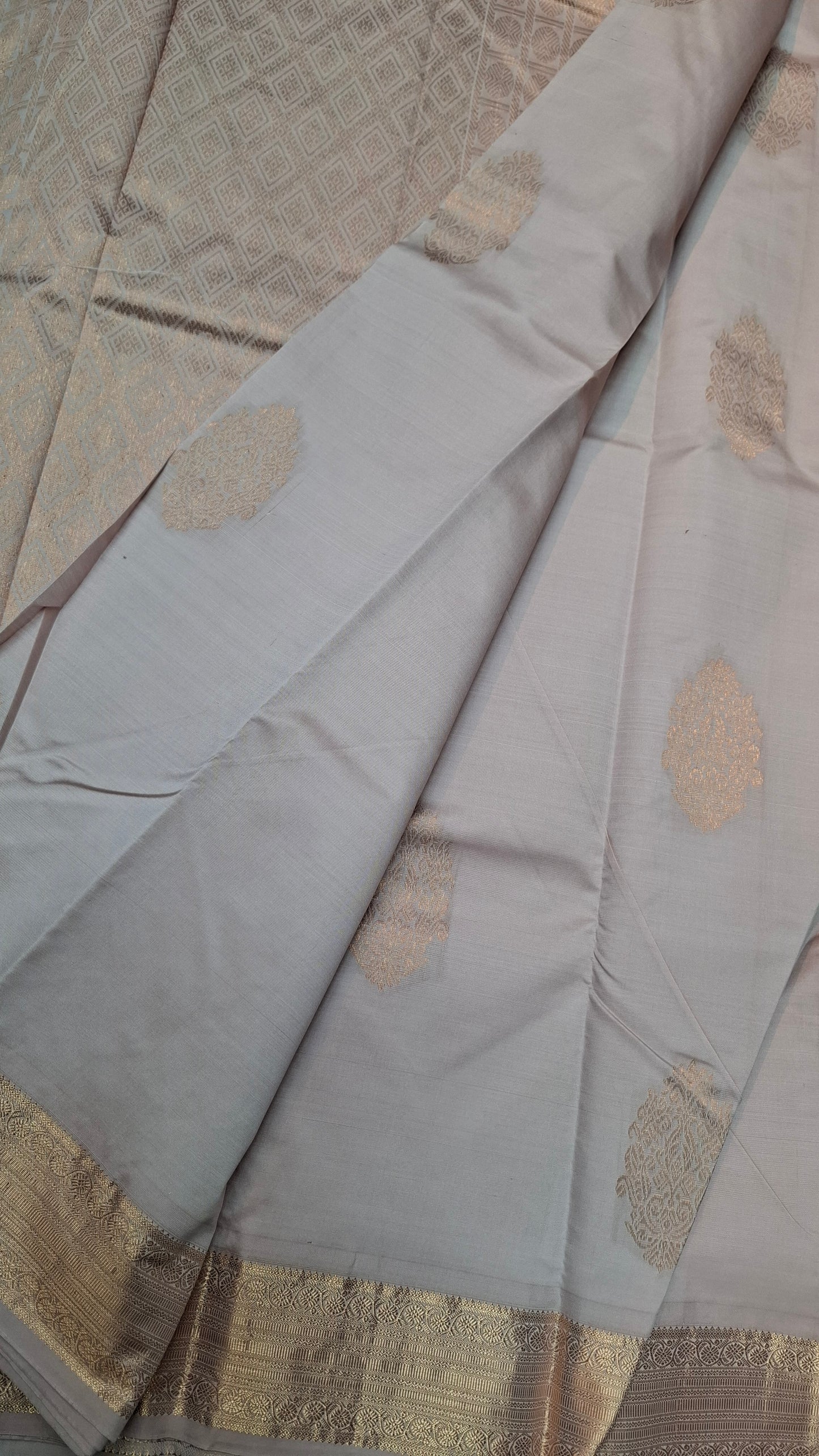 MAUVE ROSE KANJIVARAM