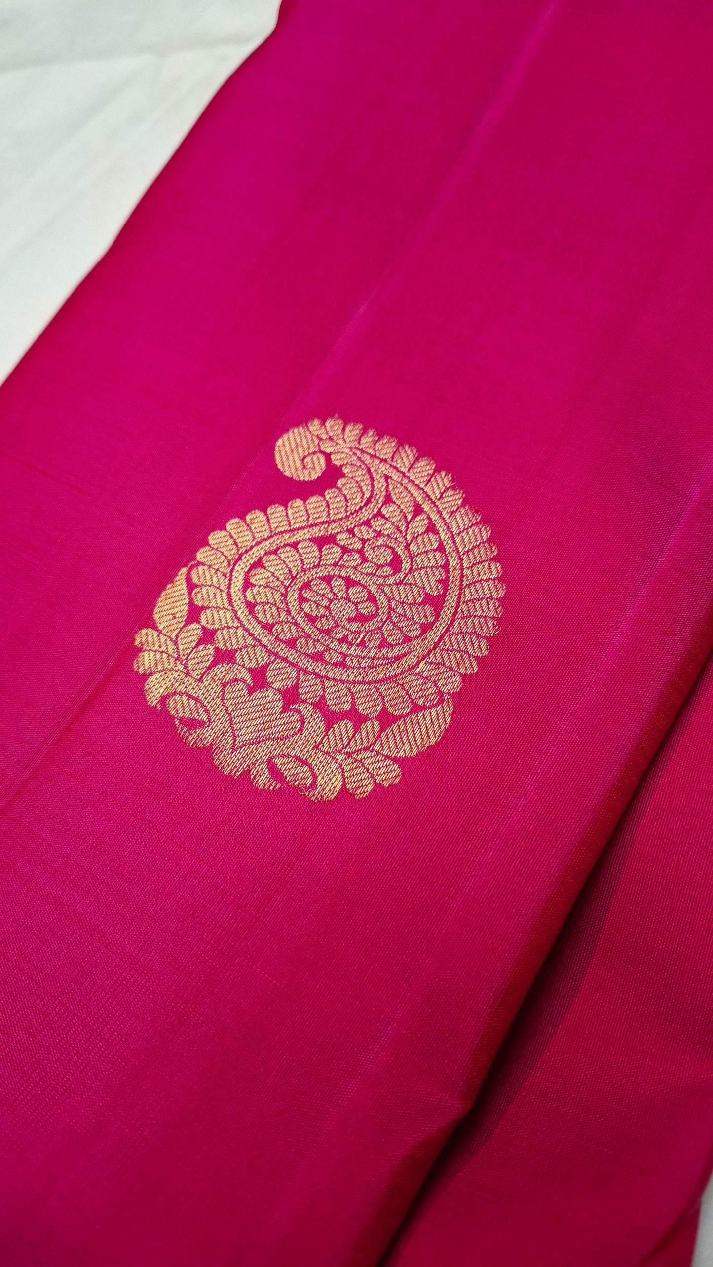 DARK HOT PINK & PURPLE KANJIPURAM