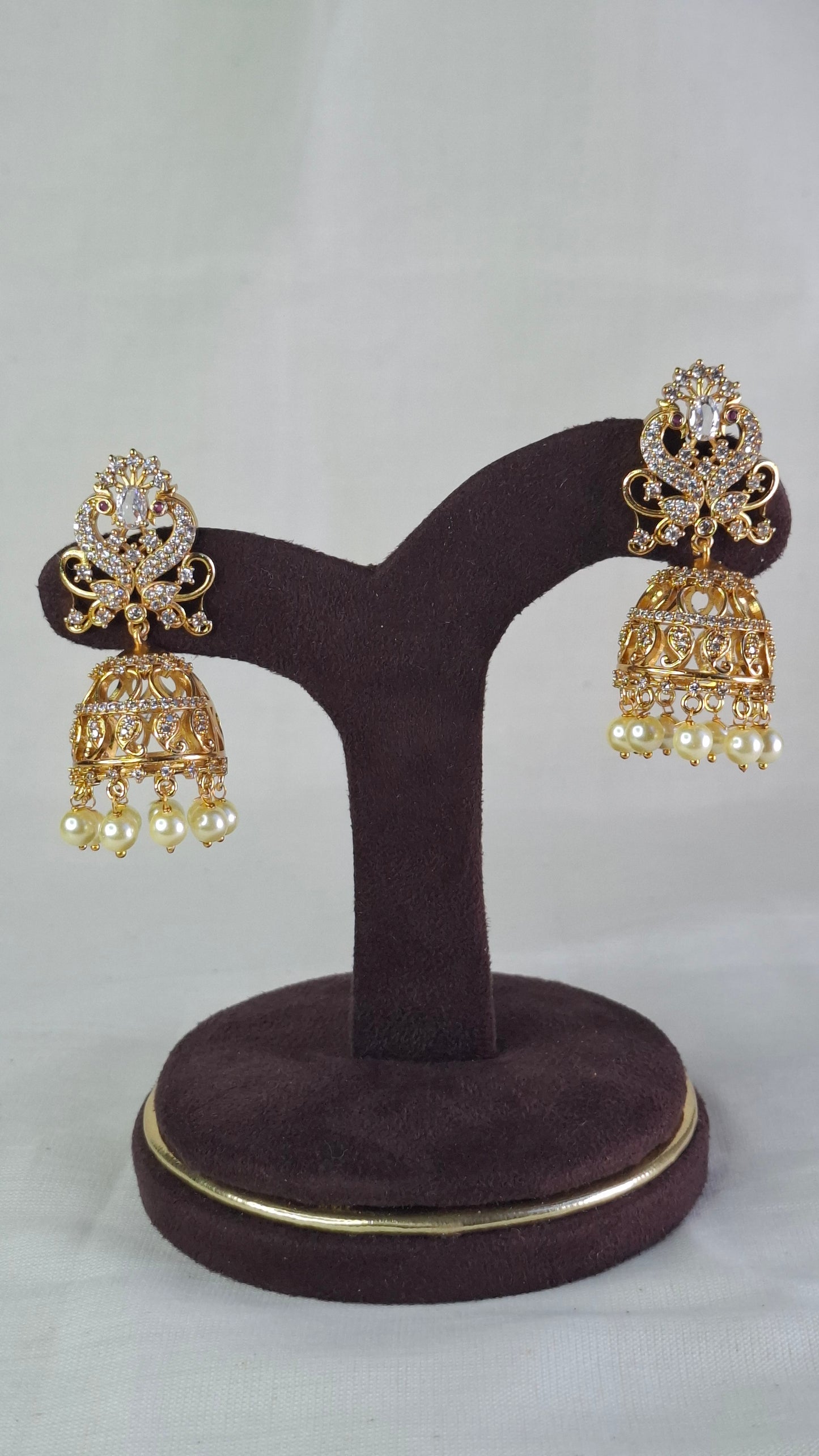 ANTIQUE GOLD JUMKHAS E0367