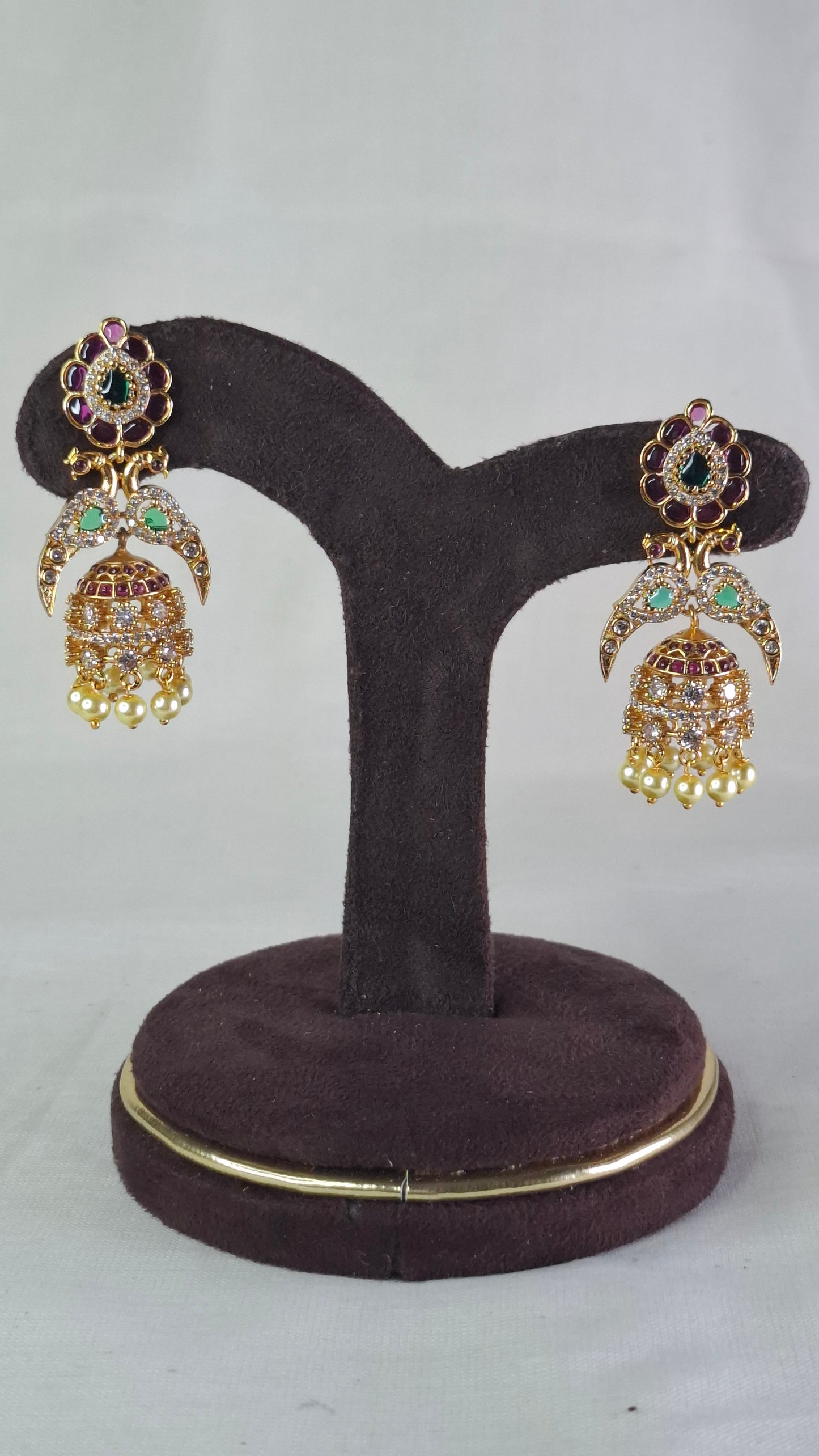 ANTIQUE GOLD JUMKHAS E0371