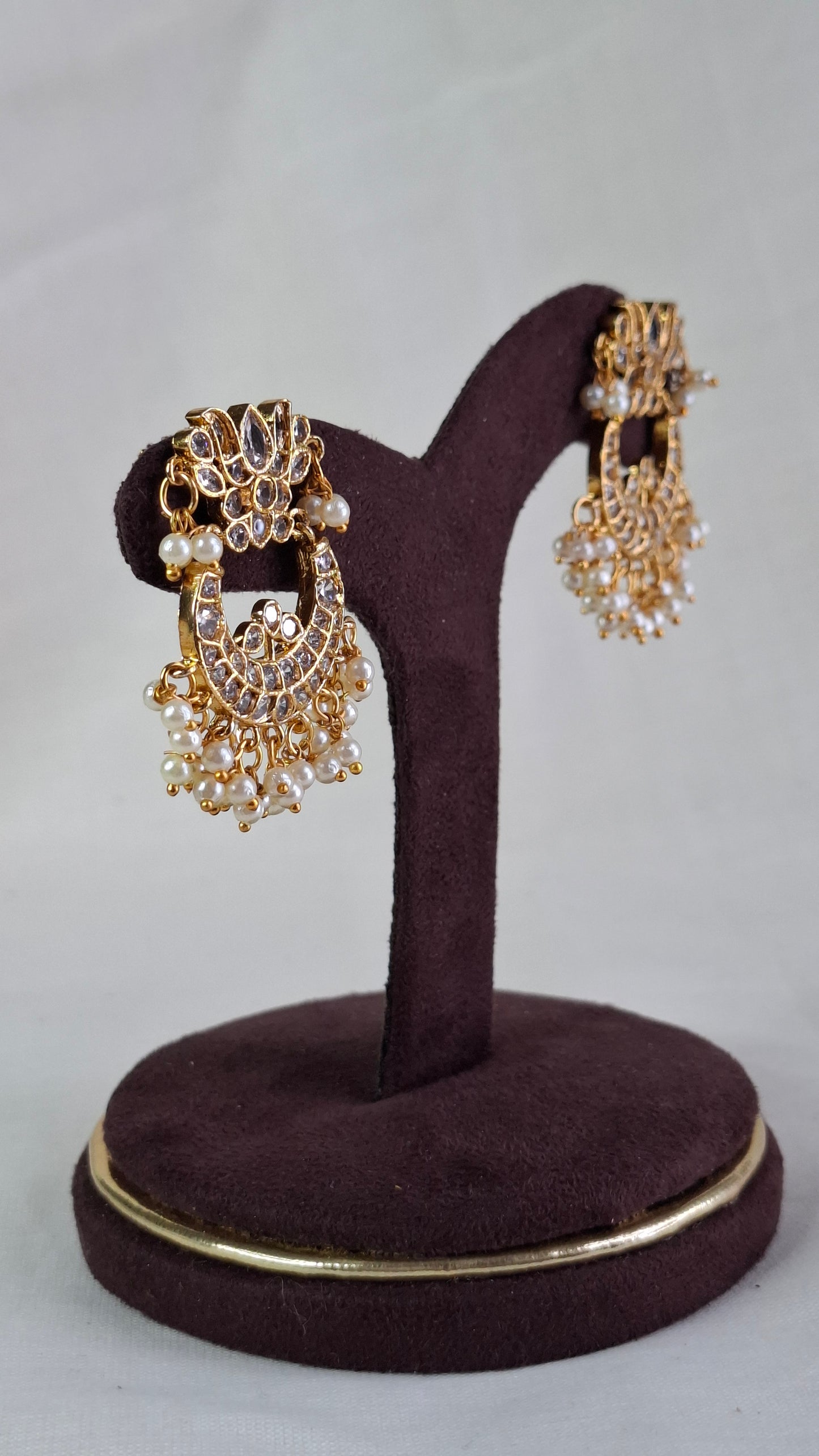 LOTUS A.D. STONE EARRINGS