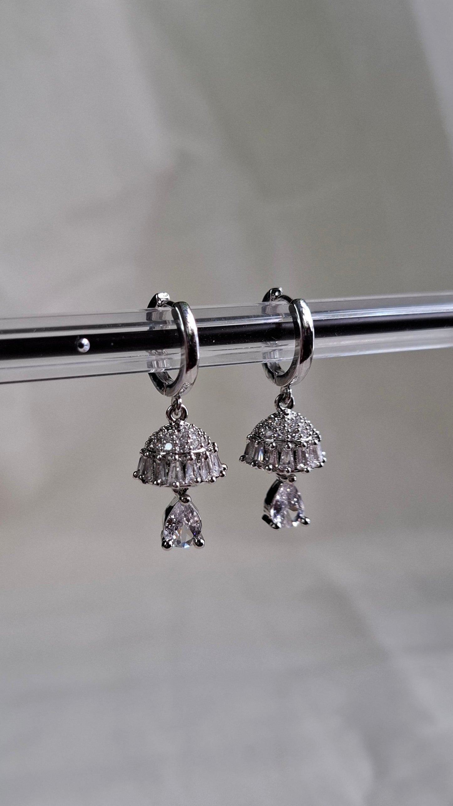 SILVER HOOP JUMKHAS E0381