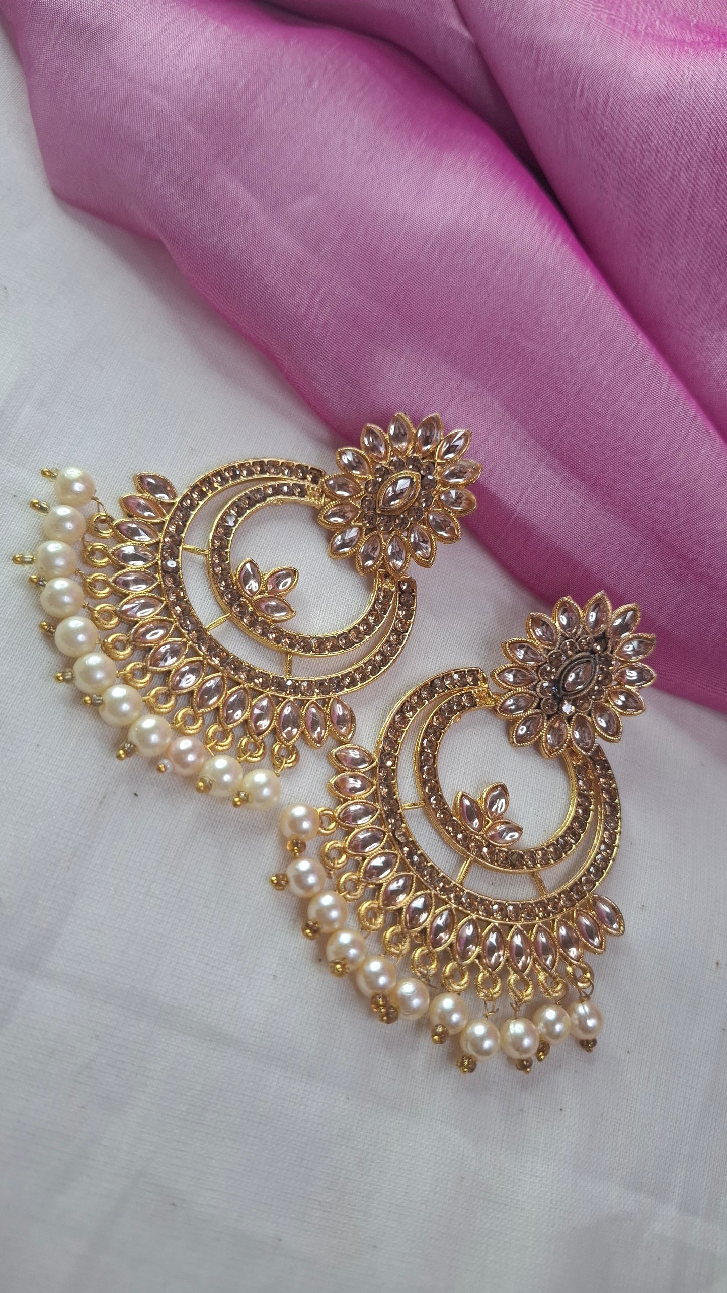 GOLD FASHION EARRINGS E0387