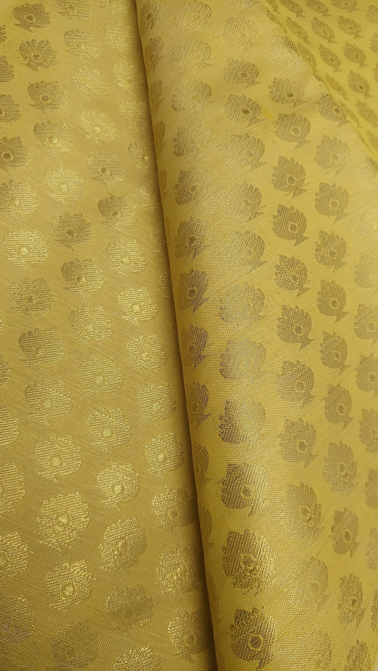 GOLD BROCADE MATERIAL