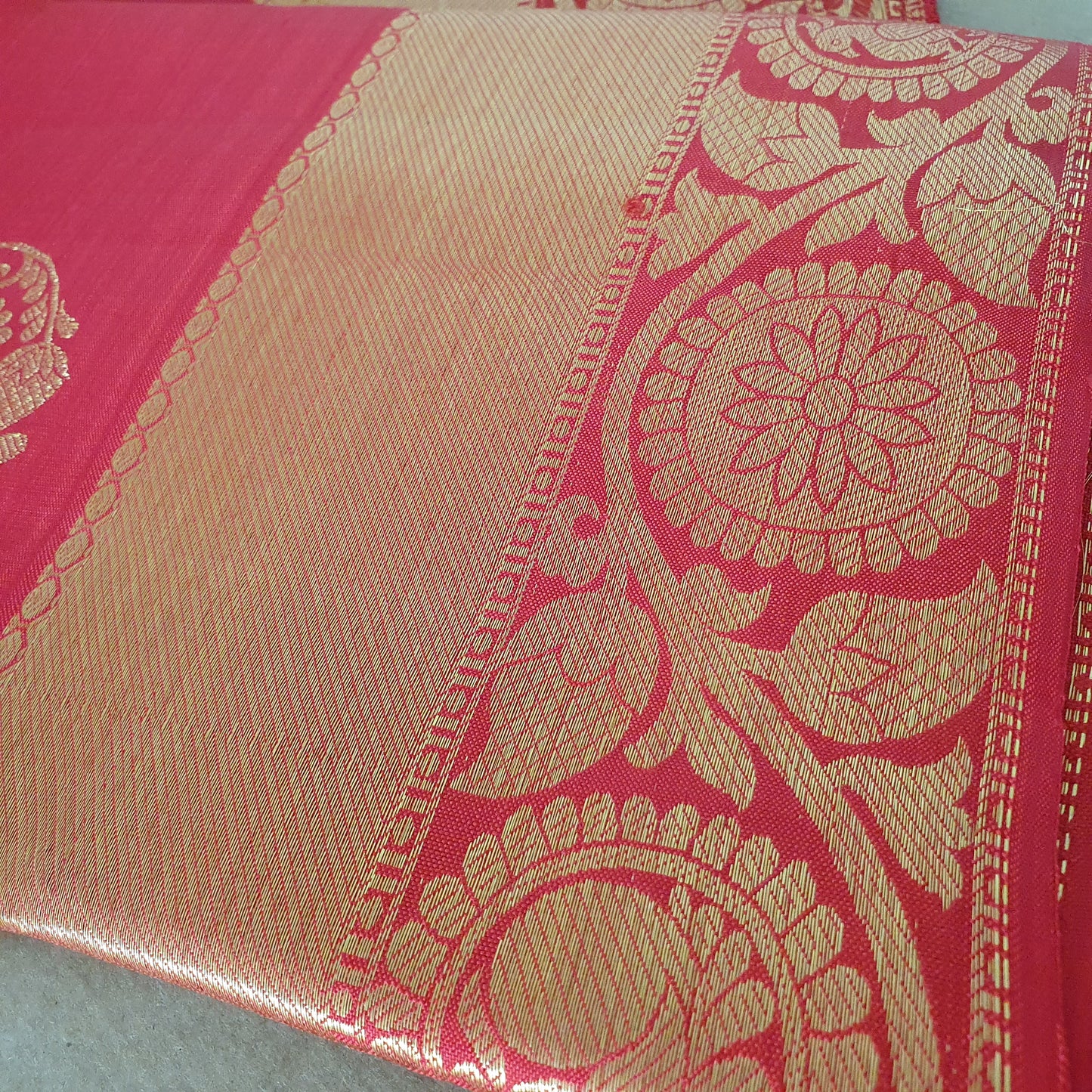 RED PURE SILK