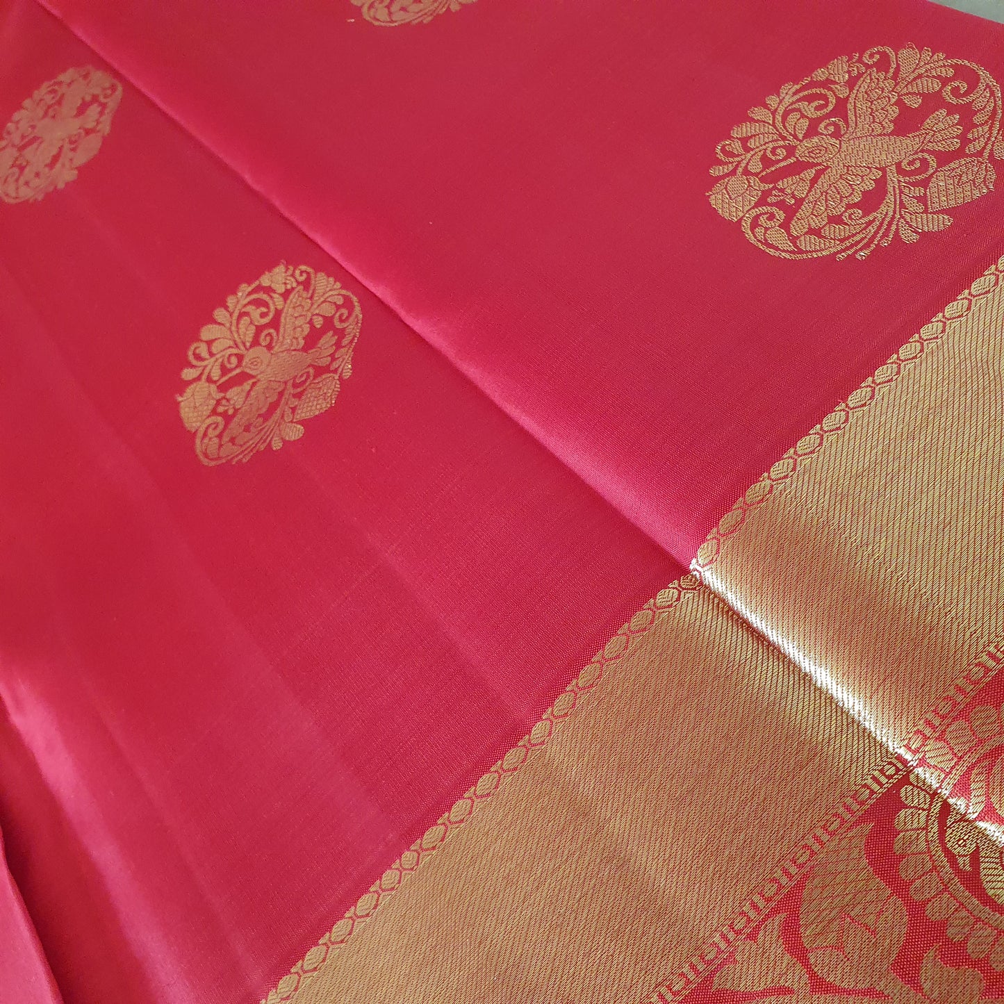 RED PURE SILK