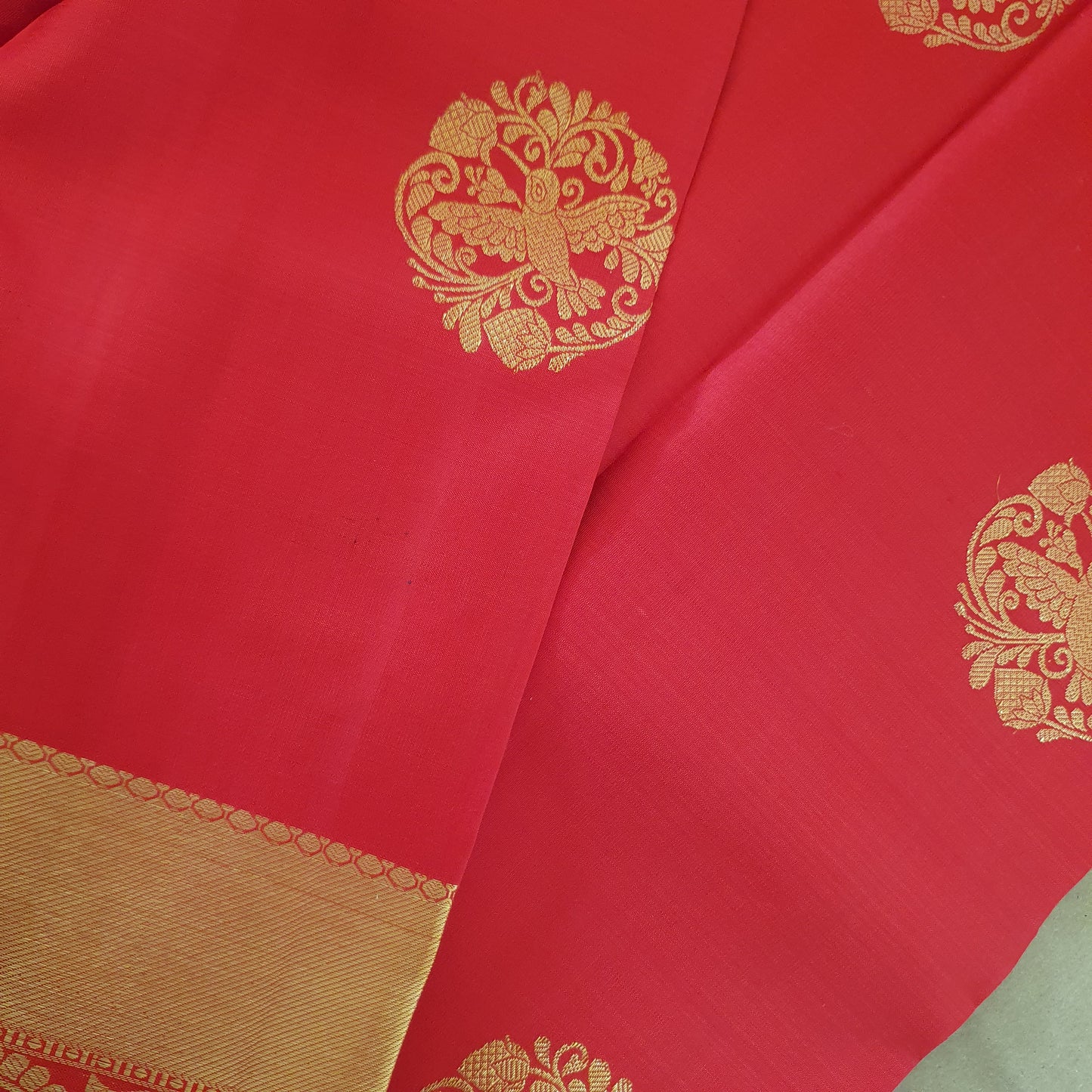 RED PURE SILK