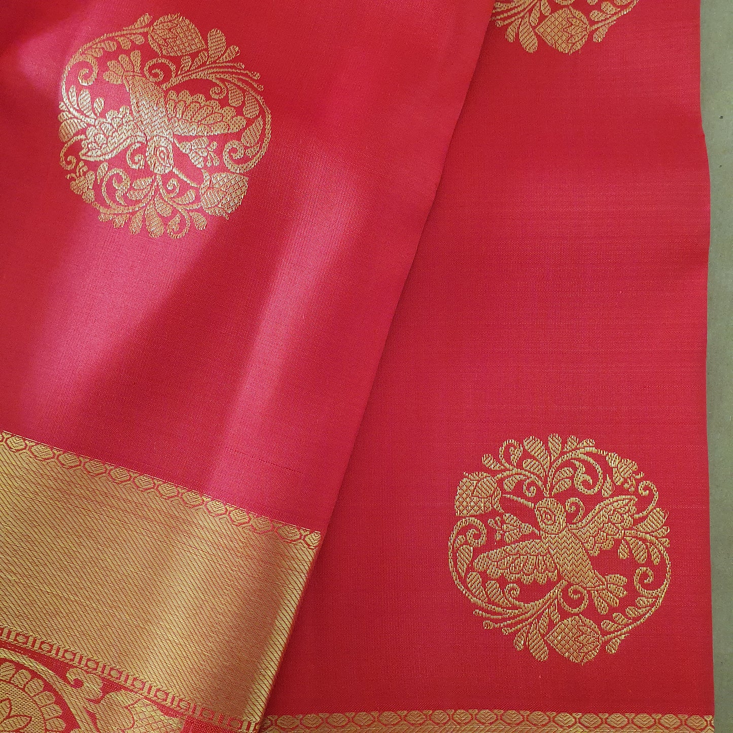 RED PURE SILK