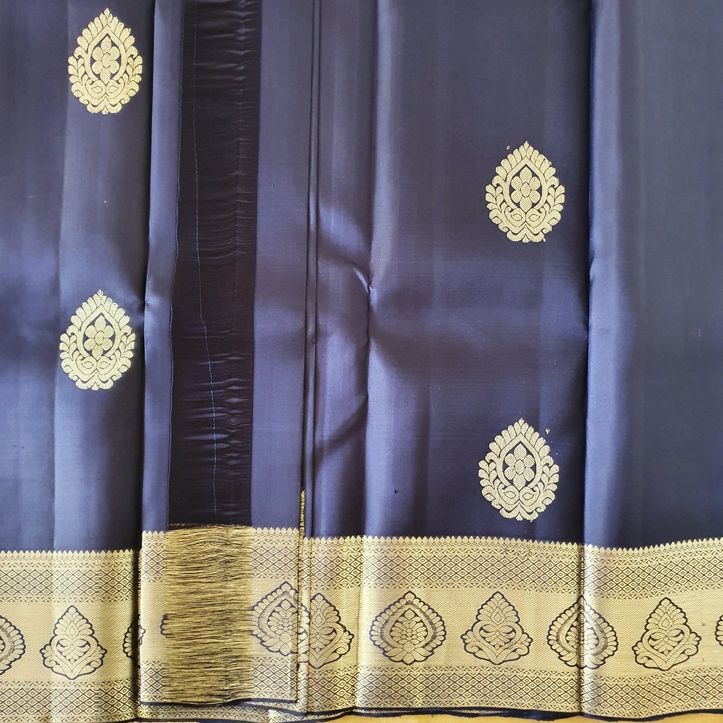 NAVY BLUE KANCHIPURAM