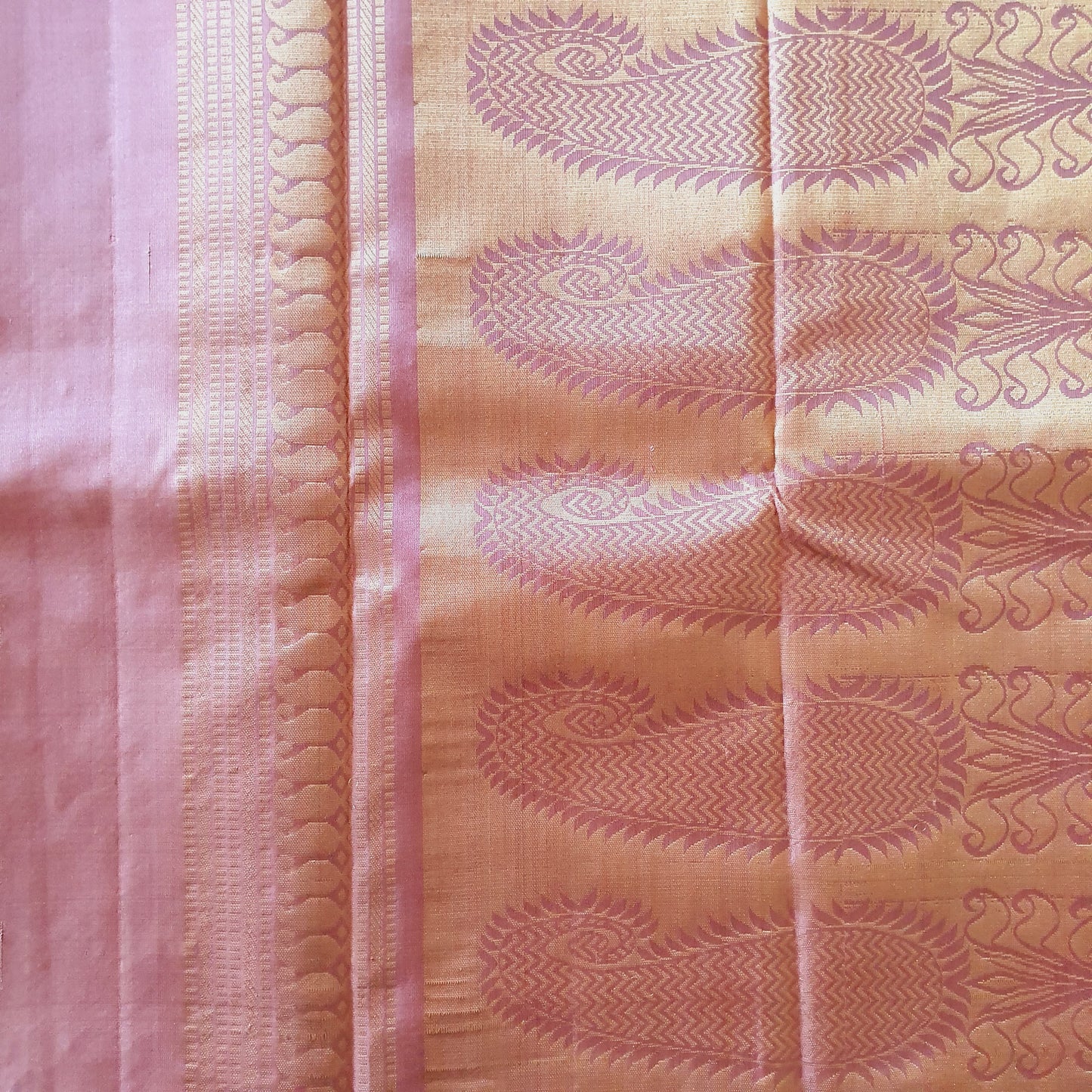 DUSTY PINK KANCHIPURAM