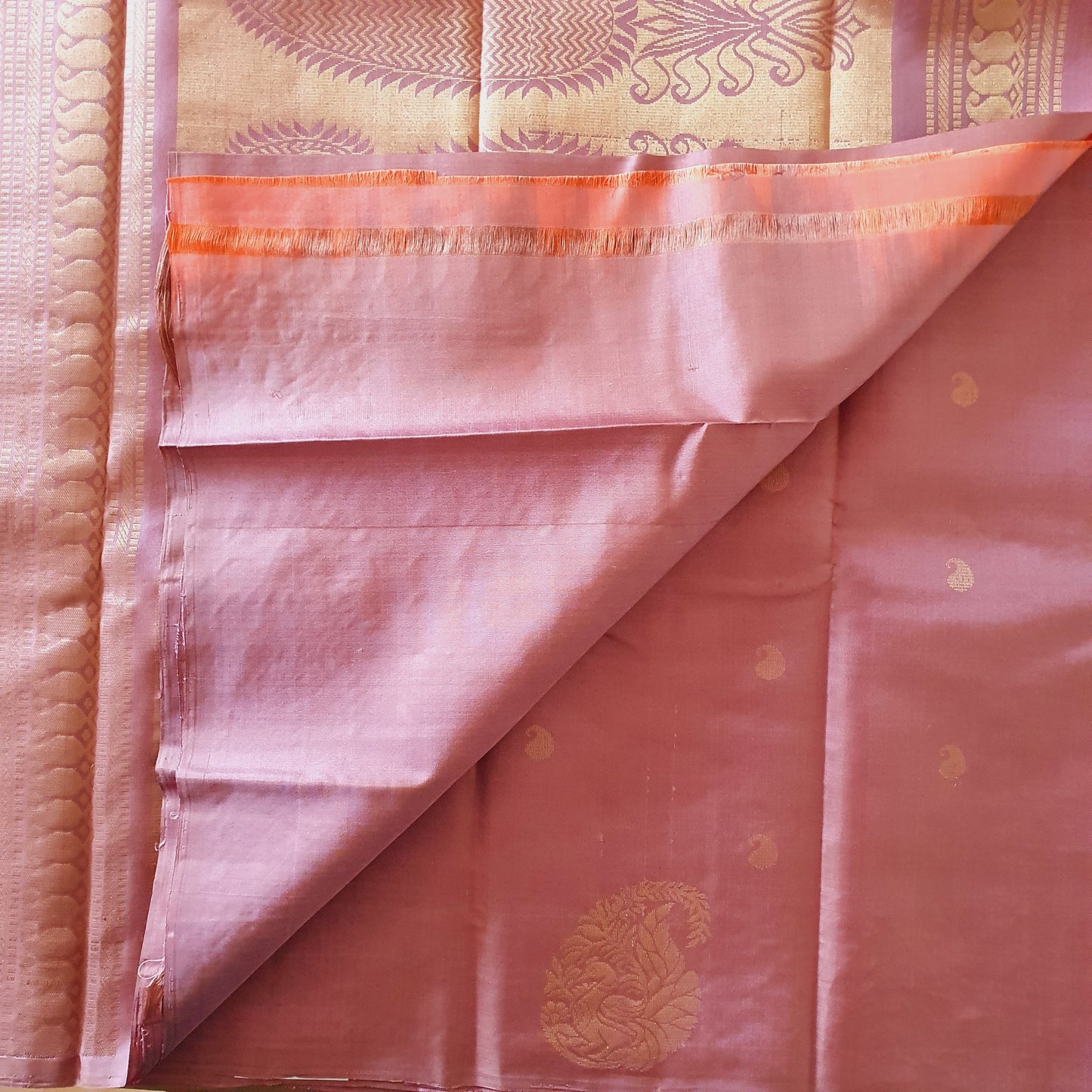DUSTY PINK KANCHIPURAM