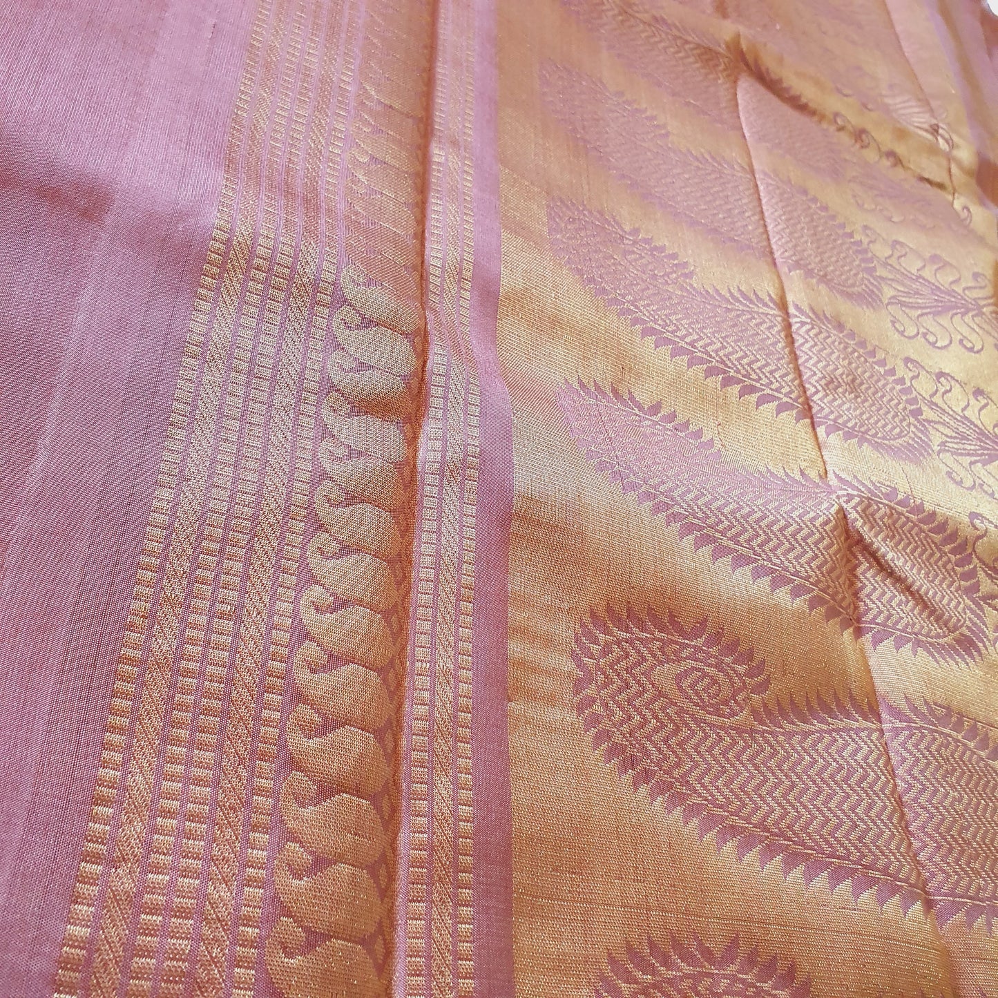 DUSTY PINK KANCHIPURAM