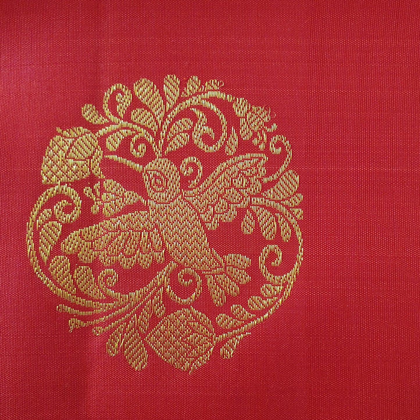 RED PURE SILK