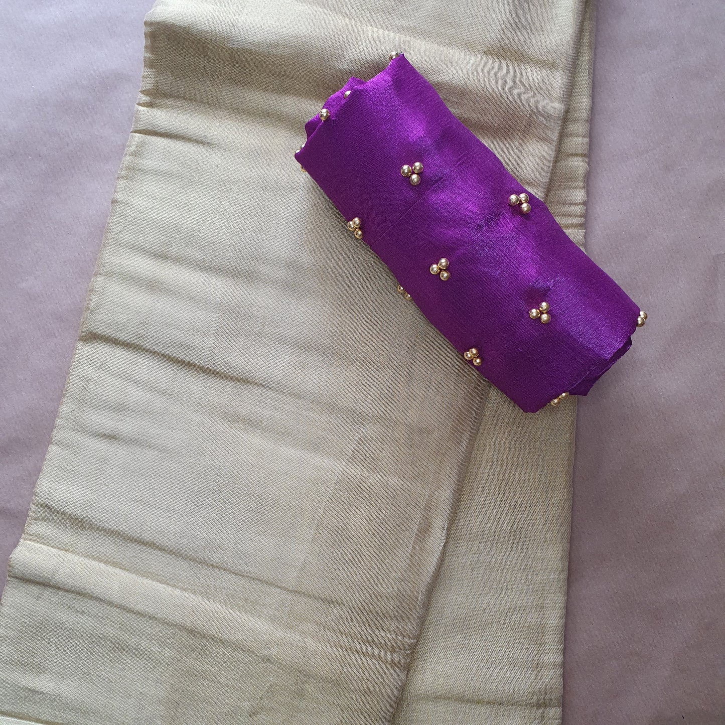 LIGHT GOLD + PURPLE