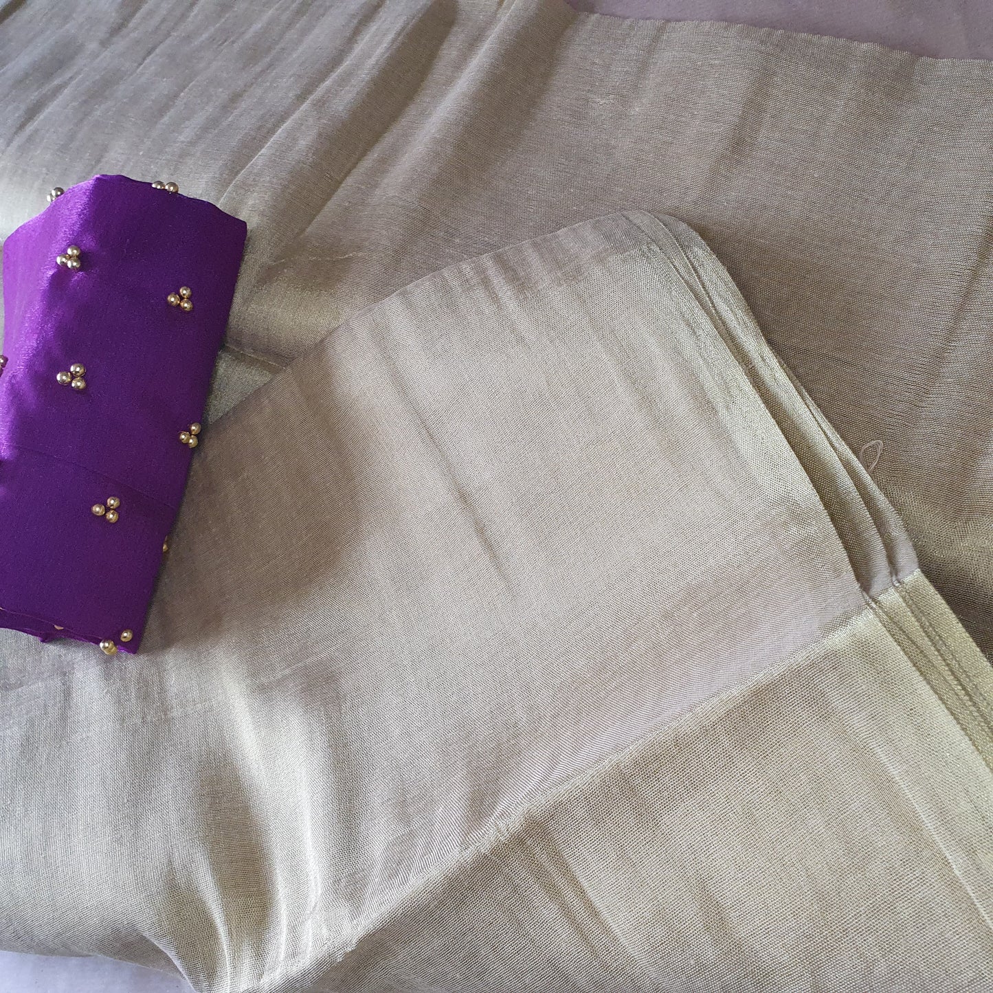 LIGHT GOLD + PURPLE