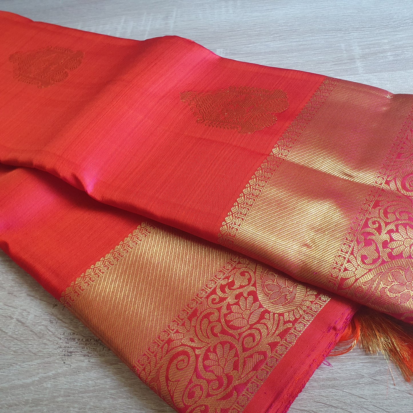 HOT PINK KANJIPURAM