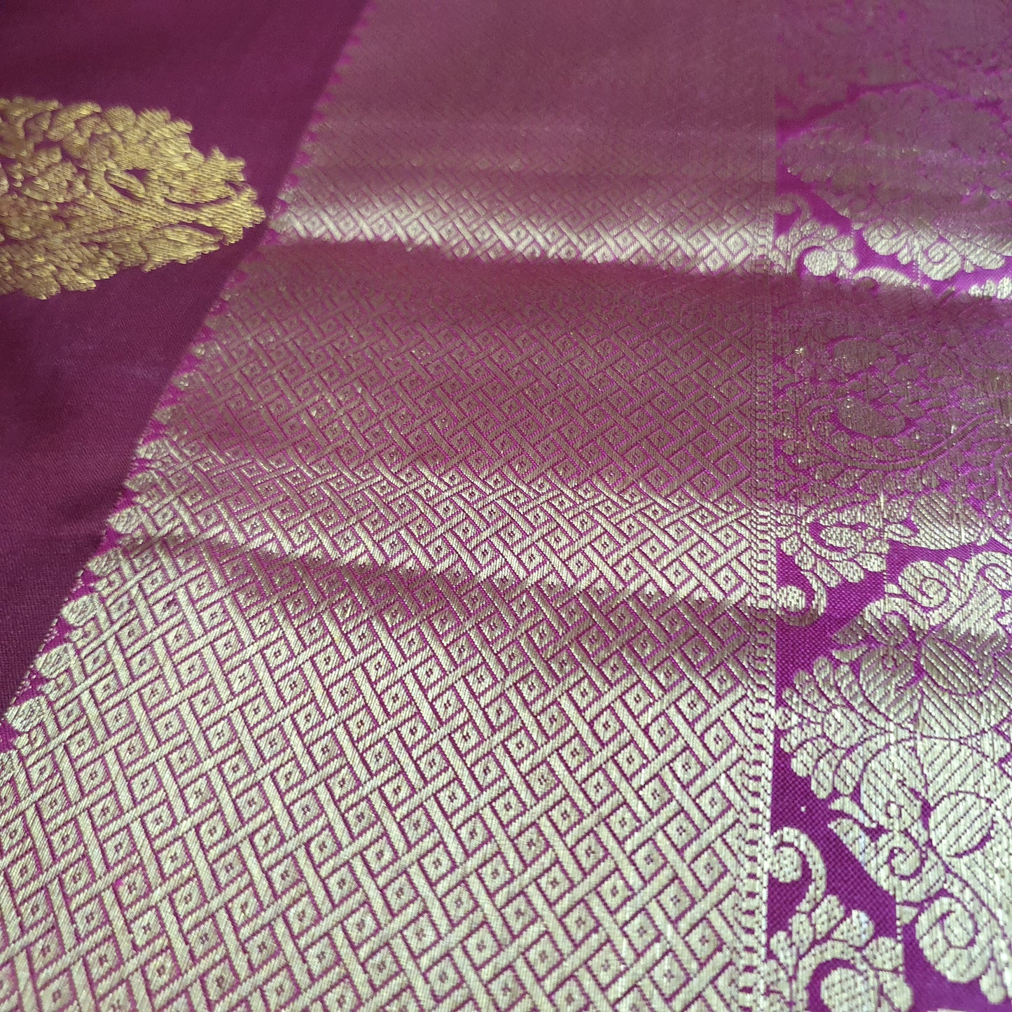 MAROON KANJIPURAM SILK SAREE