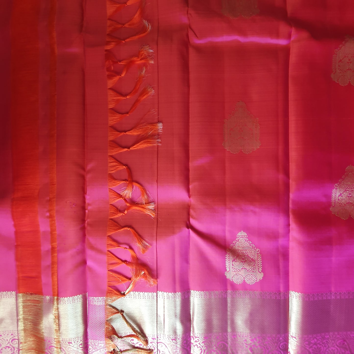 HOT PINK KANJIPURAM