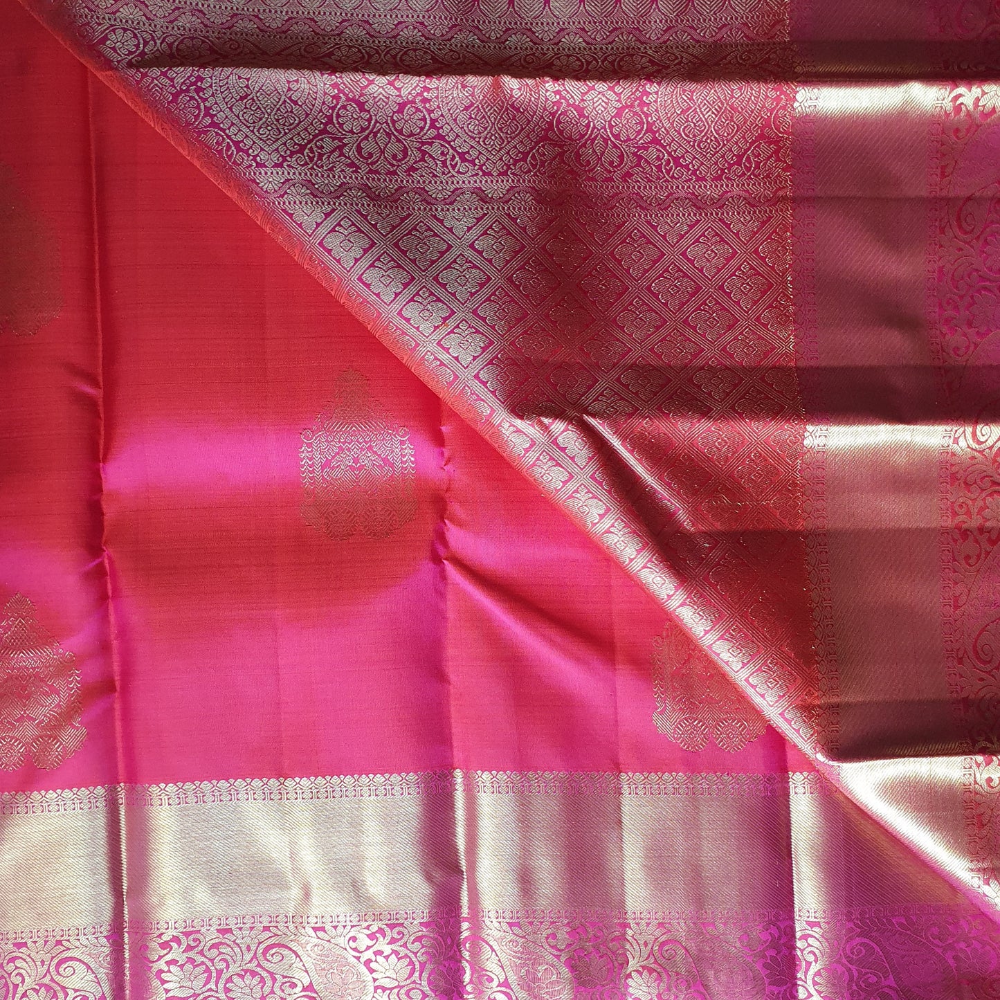 HOT PINK KANJIPURAM