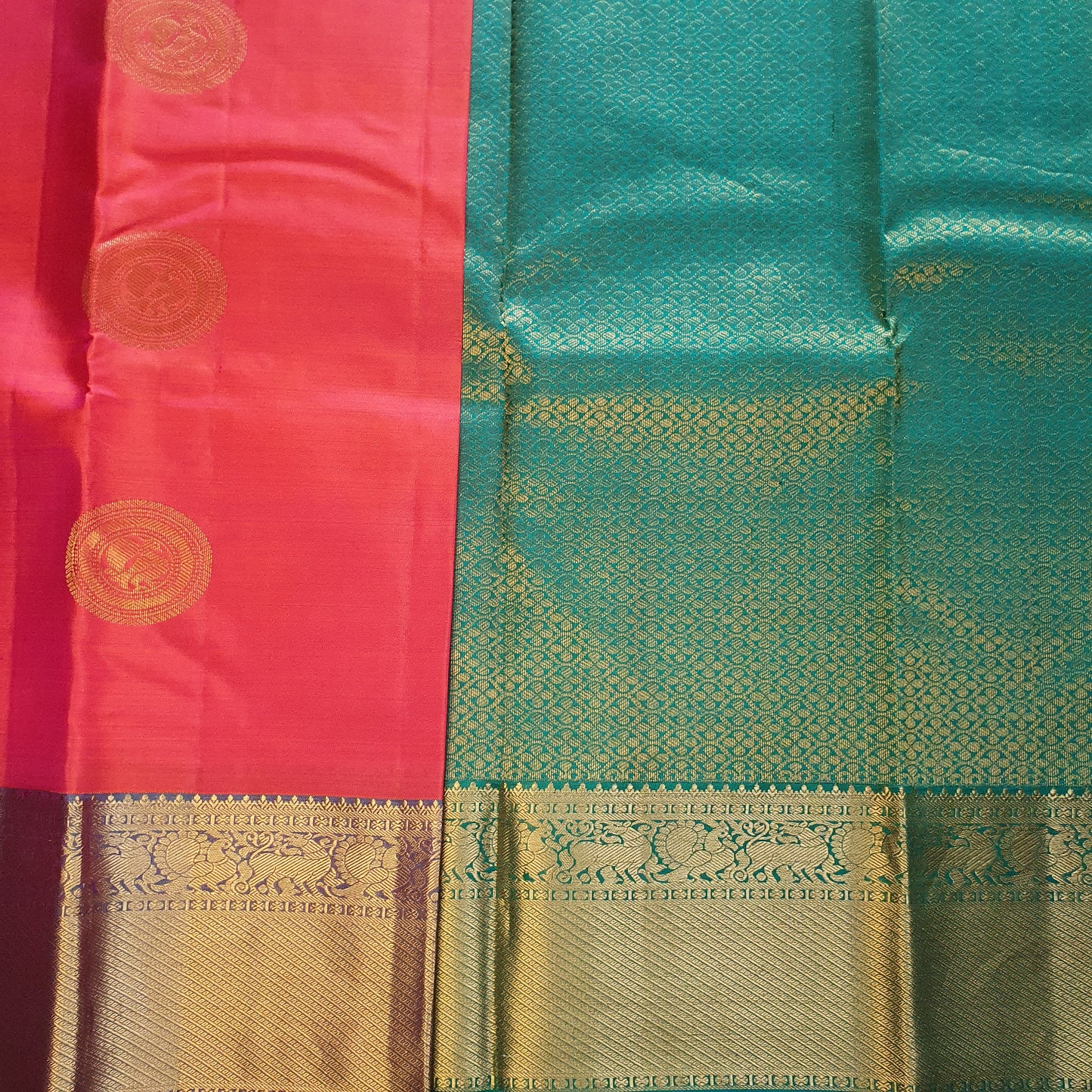 DUAL TONNE PINK & TURQUOISE